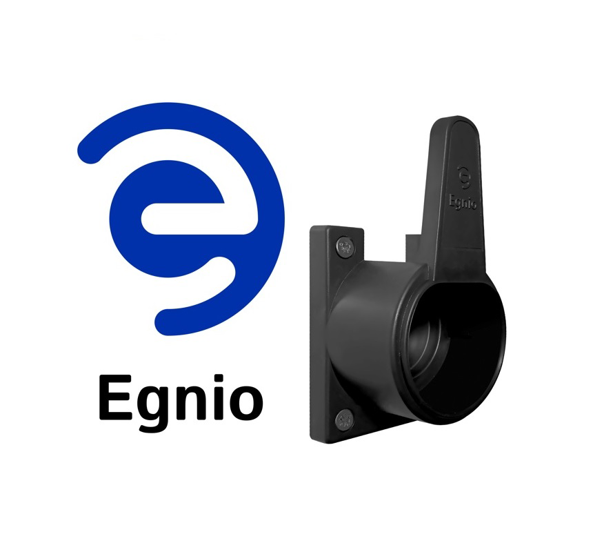 Egnio  Type2 Ev Holder''black'' / Elektrikli Araç Tip2 Soket Uyumlu Kablo Toparlayici''siyah''