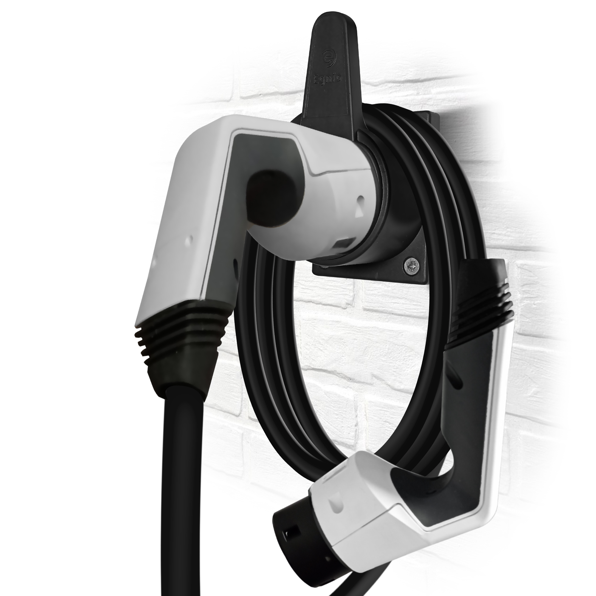 Egnio  Type2 Ev Holder''grey'' / Elektrikli Araç Tip2 Soket Uyumlu Kablo Toparlayici''antrasit Gri''