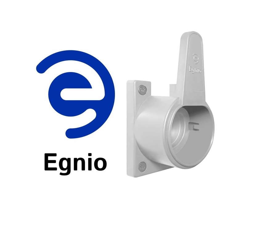Egnio  Type2 Ev Holder''white'' / Elektrikli Araç Tip2 Soket Uyumlu Kablo Toparlayici''beyaz''