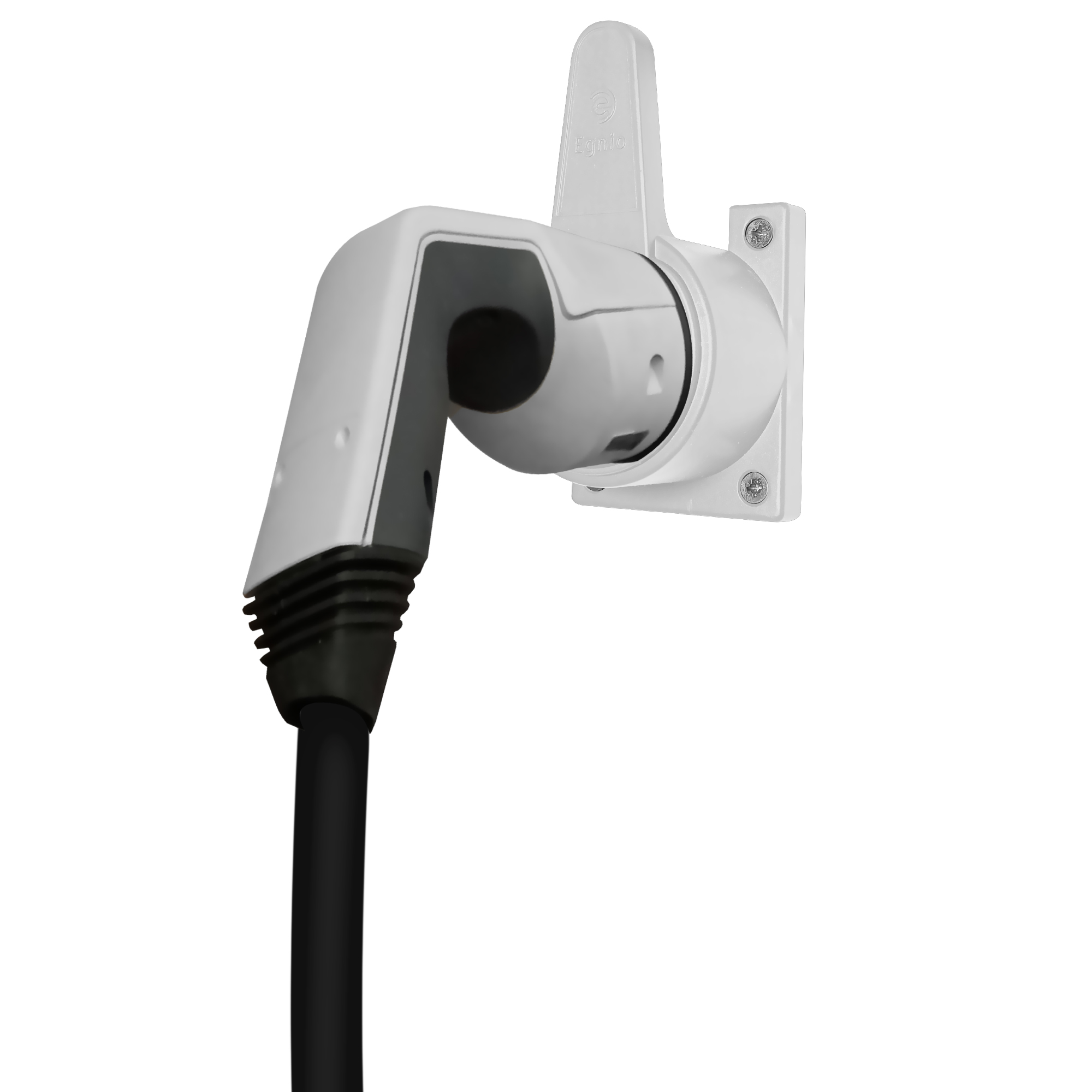 Egnio  Type2 Ev Holder''white'' / Elektrikli Araç Tip2 Soket Uyumlu Kablo Toparlayici''beyaz''