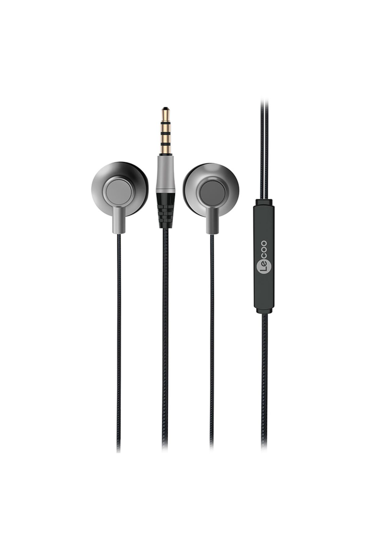 Robotrend Eh101 3.5Mm Jackli Gümüş Tasarimli Siyah Kablolu Kulak İçi Mikrof