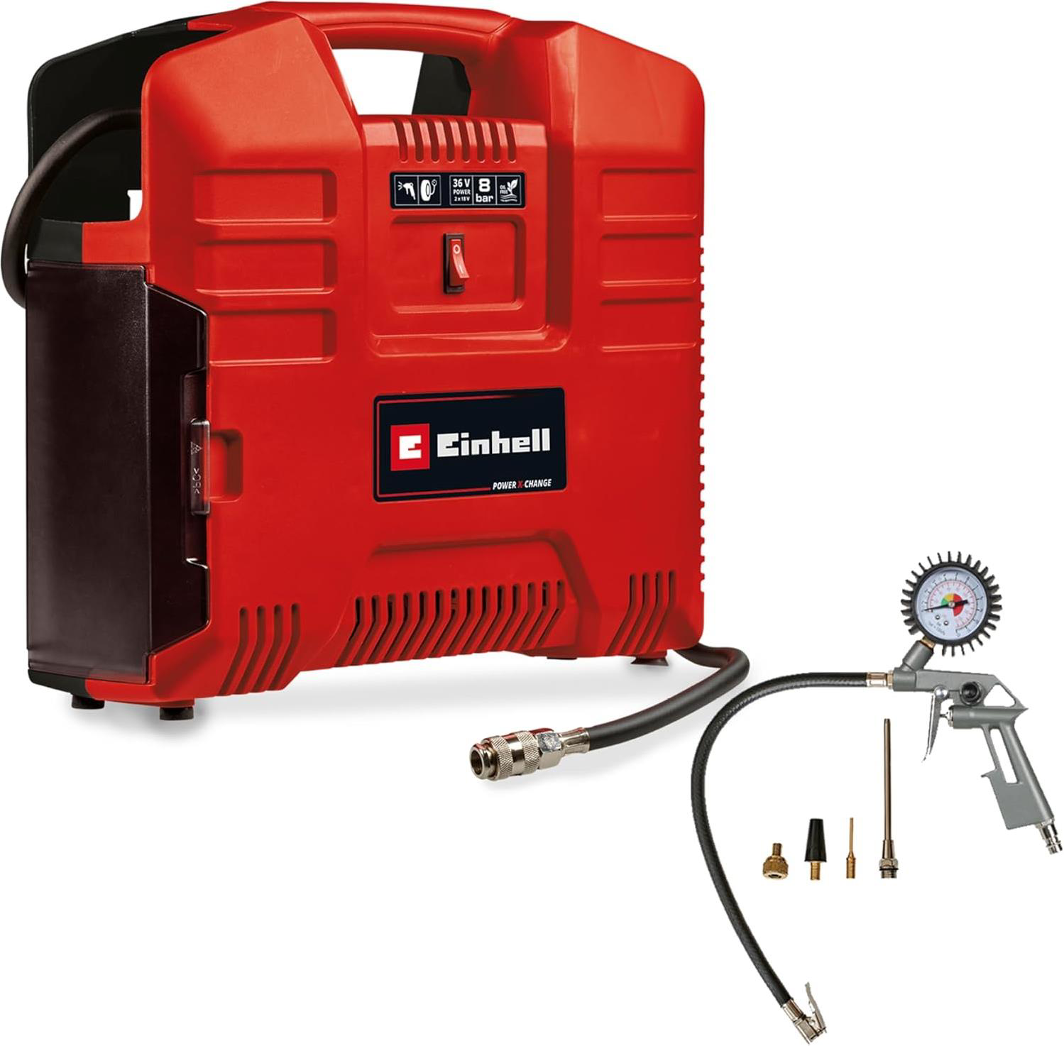 Einhell  Te-Ac 36/8 Li Of Set -Solo Akülü Kompresör - Çanta Tipi A