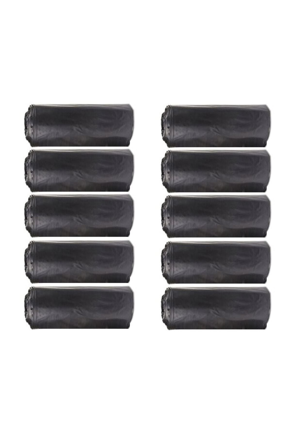 Eymarmarket Ekstra Kalin J650 Jumbo Boy Çöp Poşeti 80*110 Cm 10'Lu Rulo 10 Pa