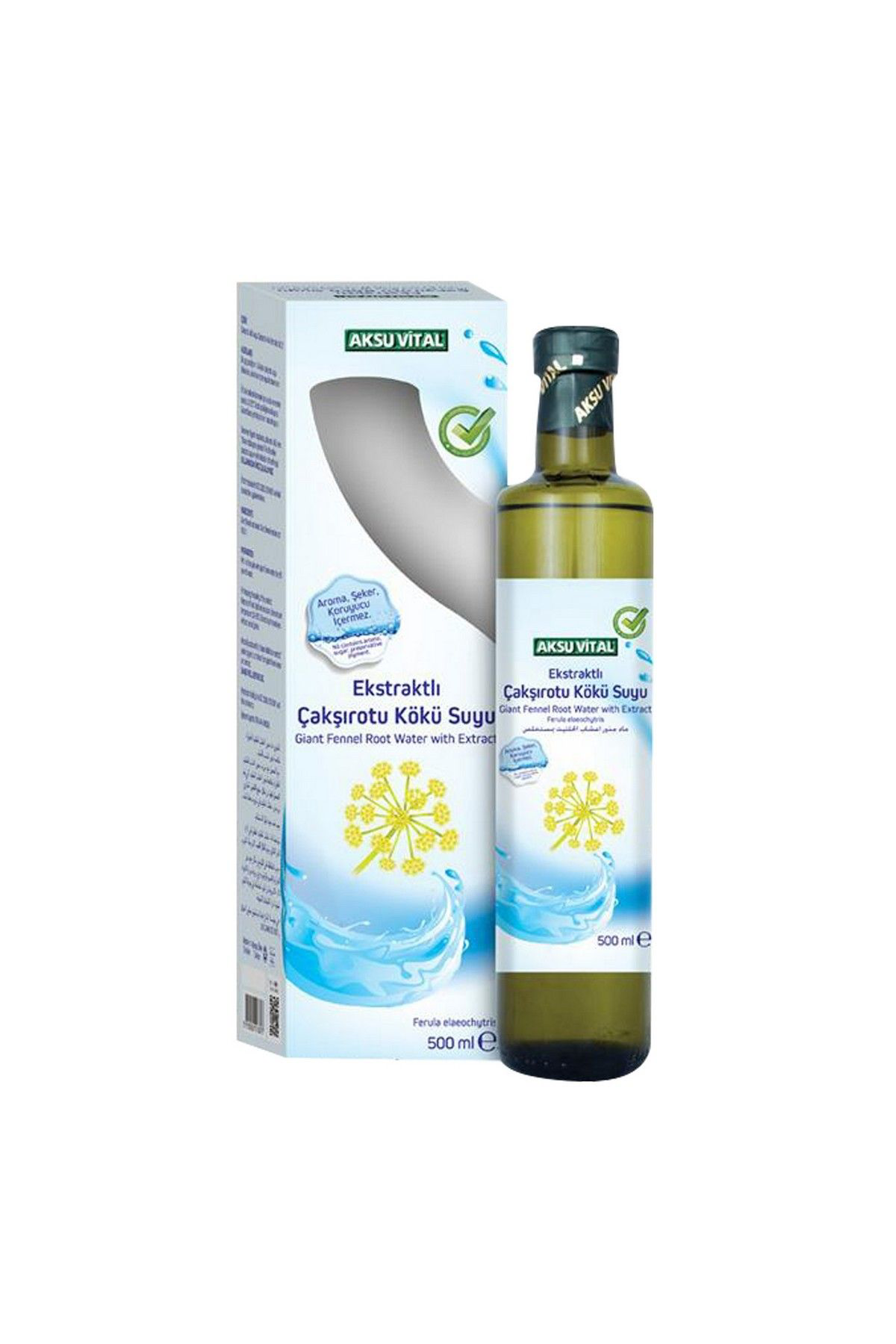 Aksu Vital Ekstraktli Çakşirotu Kökü Suyu Çakşir Otu 500 Ml