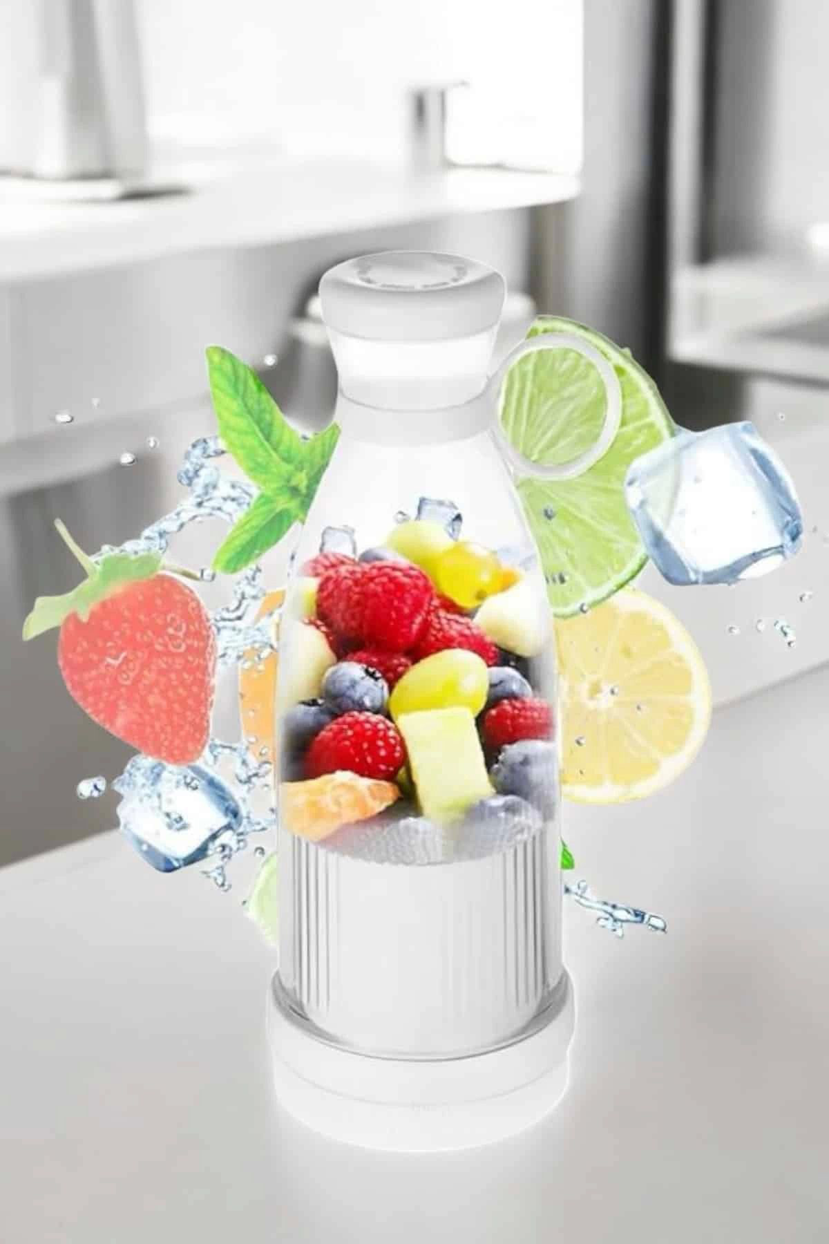 Pamiravm El Blender Bardak Blender Şarjli Taşinabilir Meyve Sikcaği Smooth