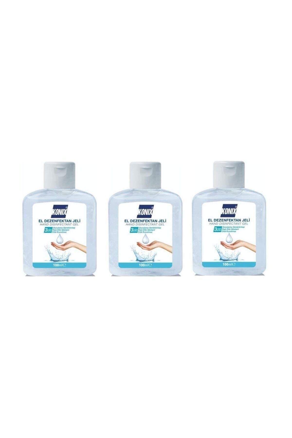 Konix El Dezenfektan Jeli 100 Ml - 3 Adet