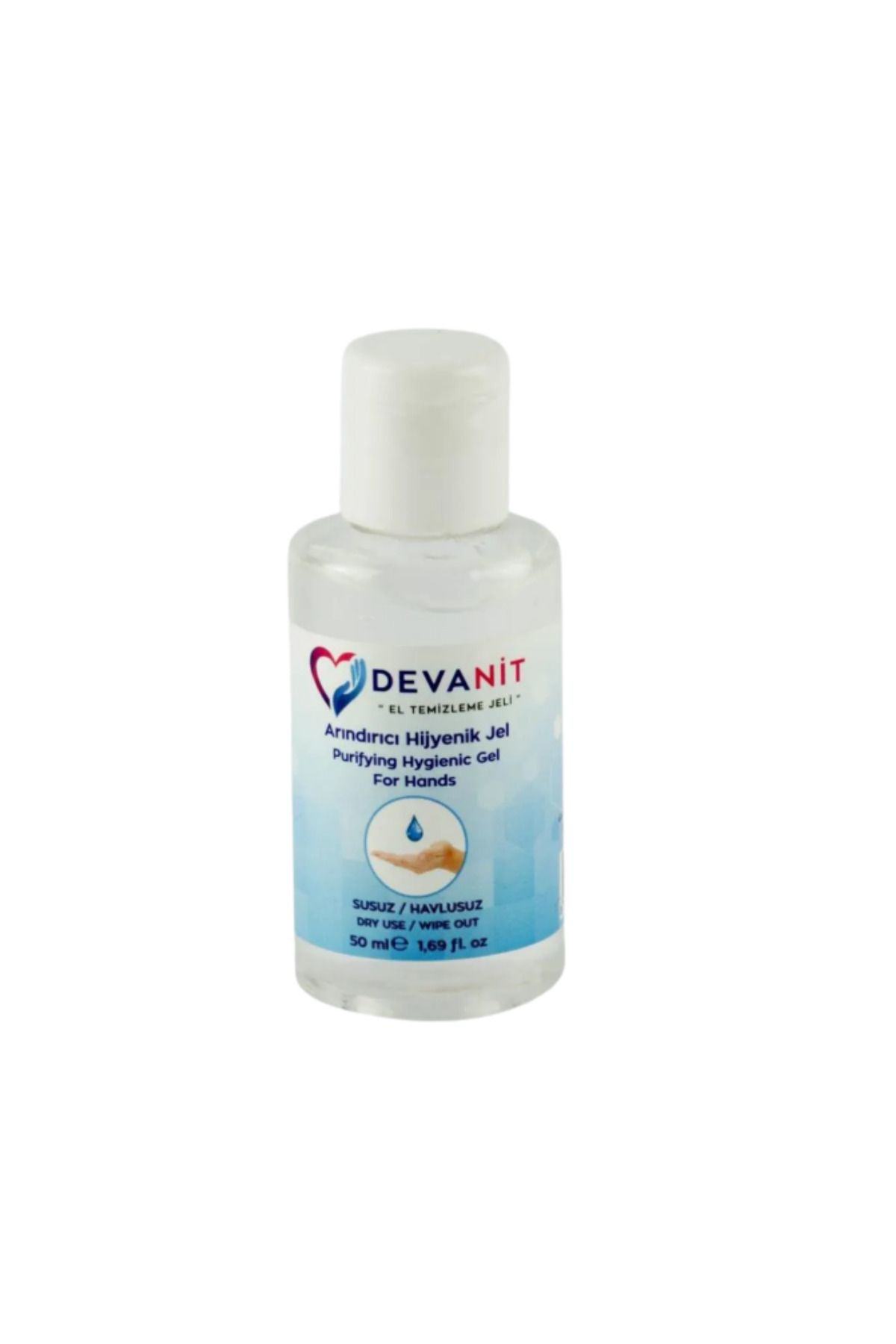 Devanit El Ve Cilt Temizleme Solüsyonu 500 Ml + Hijyenik Jel 50 Ml Dezenf