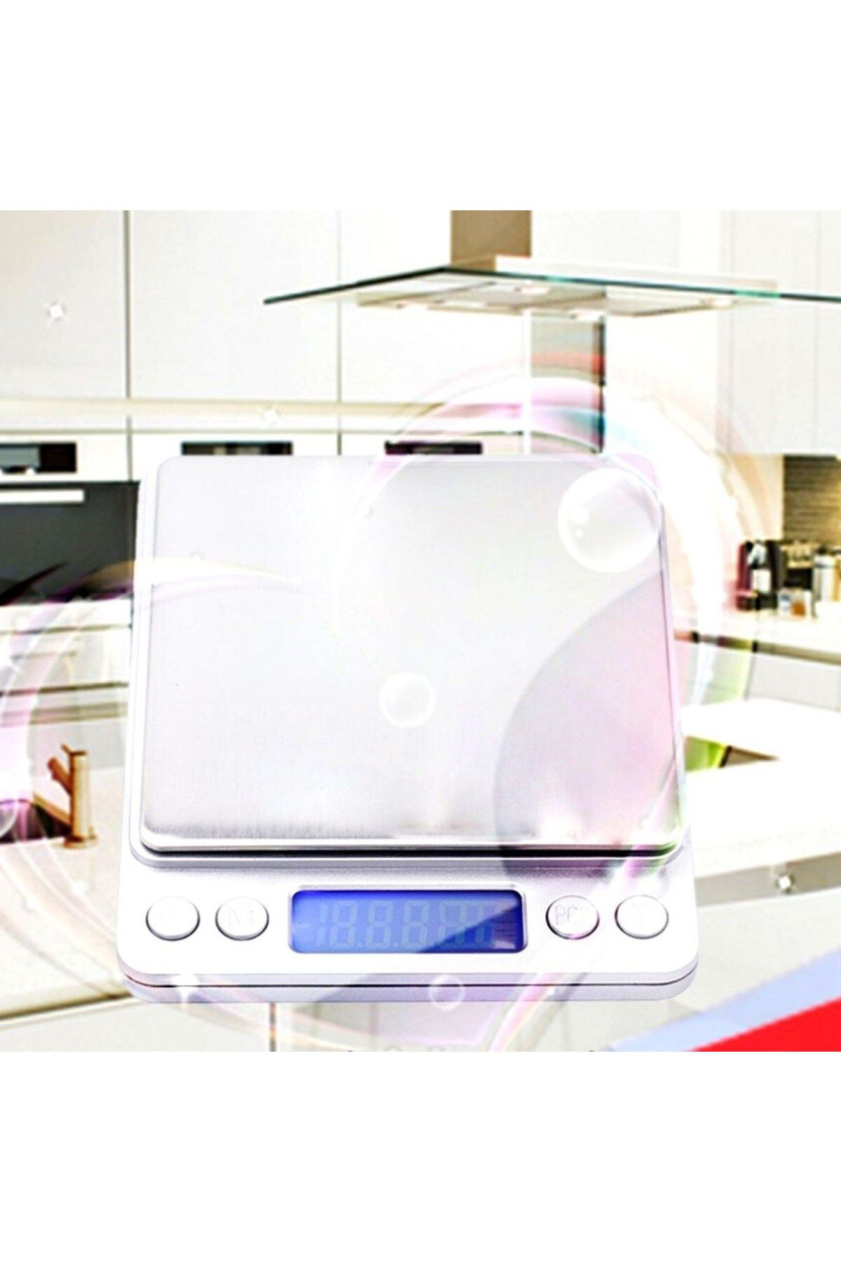Ok Aksesuar Elektronik 3 Kg Kapasiteli Dijital Hassas Kantar Mutfak Tartisi T