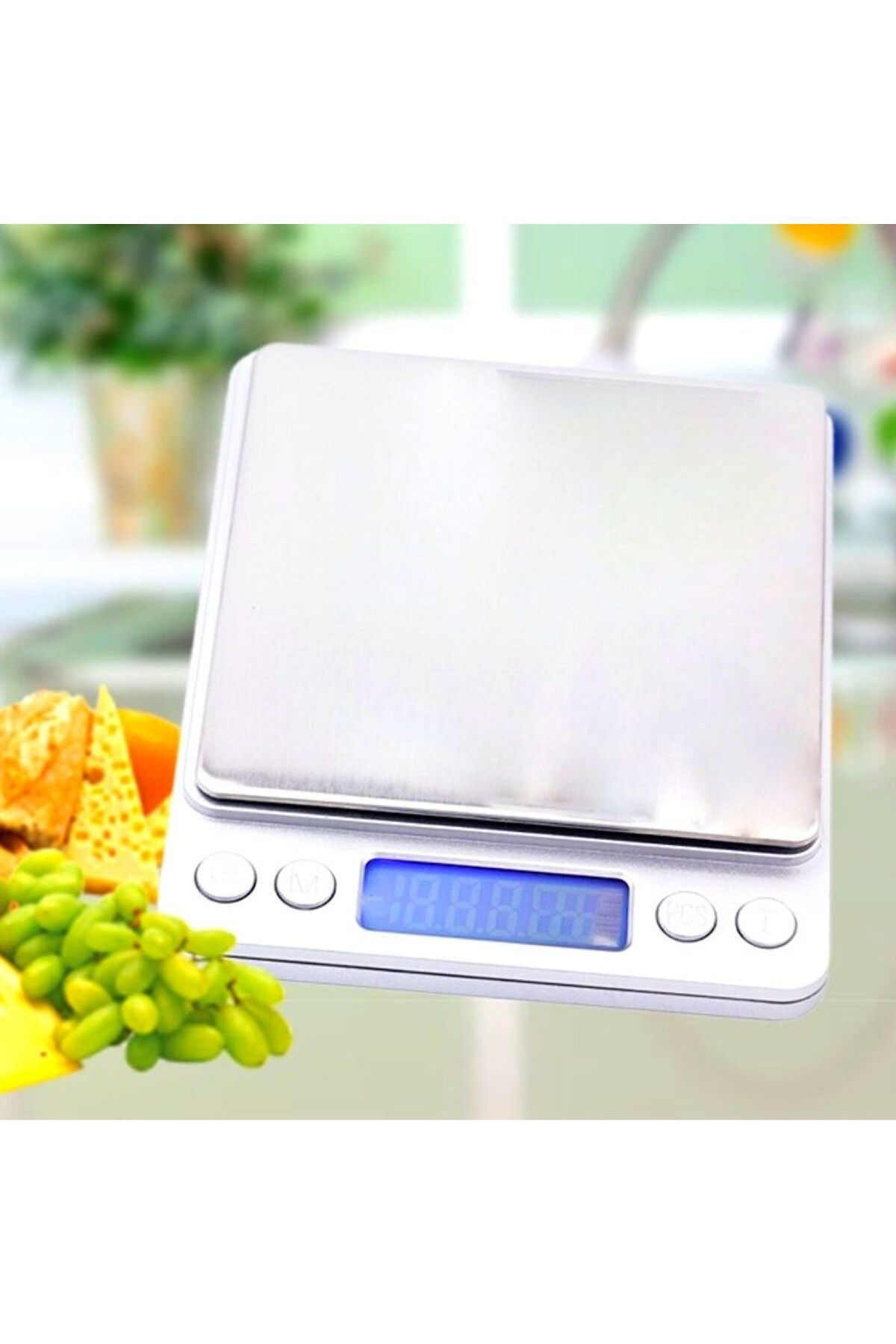 Ok Aksesuar Elektronik 3 Kg Kapasiteli Dijital Hassas Kantar Mutfak Tartisi T