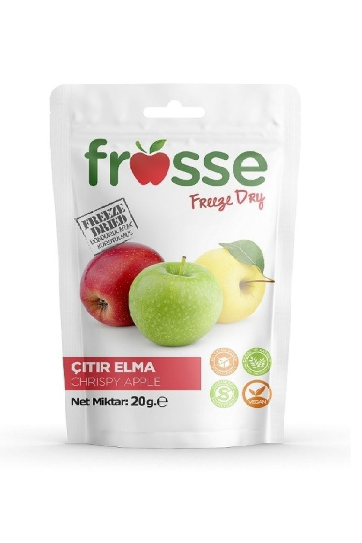 Frosse Elma Kitiri - Freeze Dried - Üretici Firmadan Dondurularak Kurutu