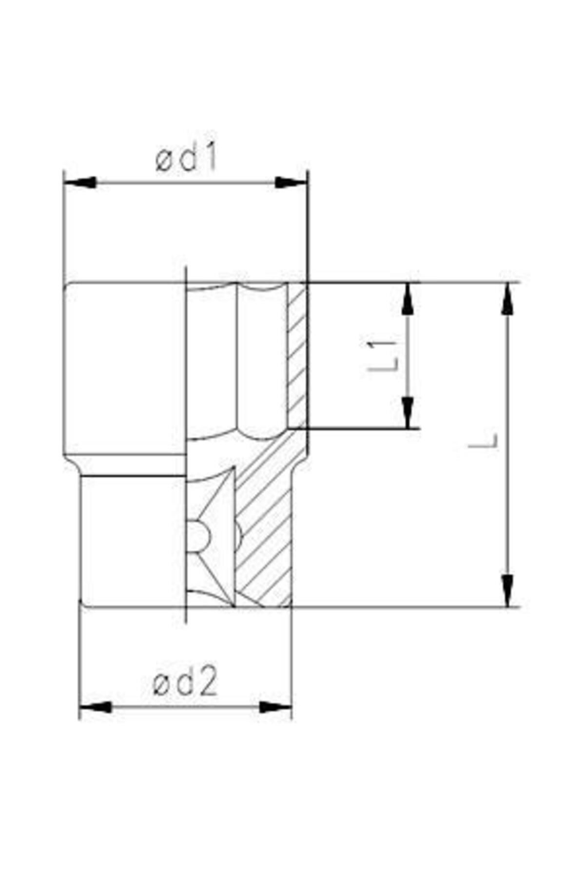 K&A Elta 1115 1/2'' Lokma Anahtar 17 Mm