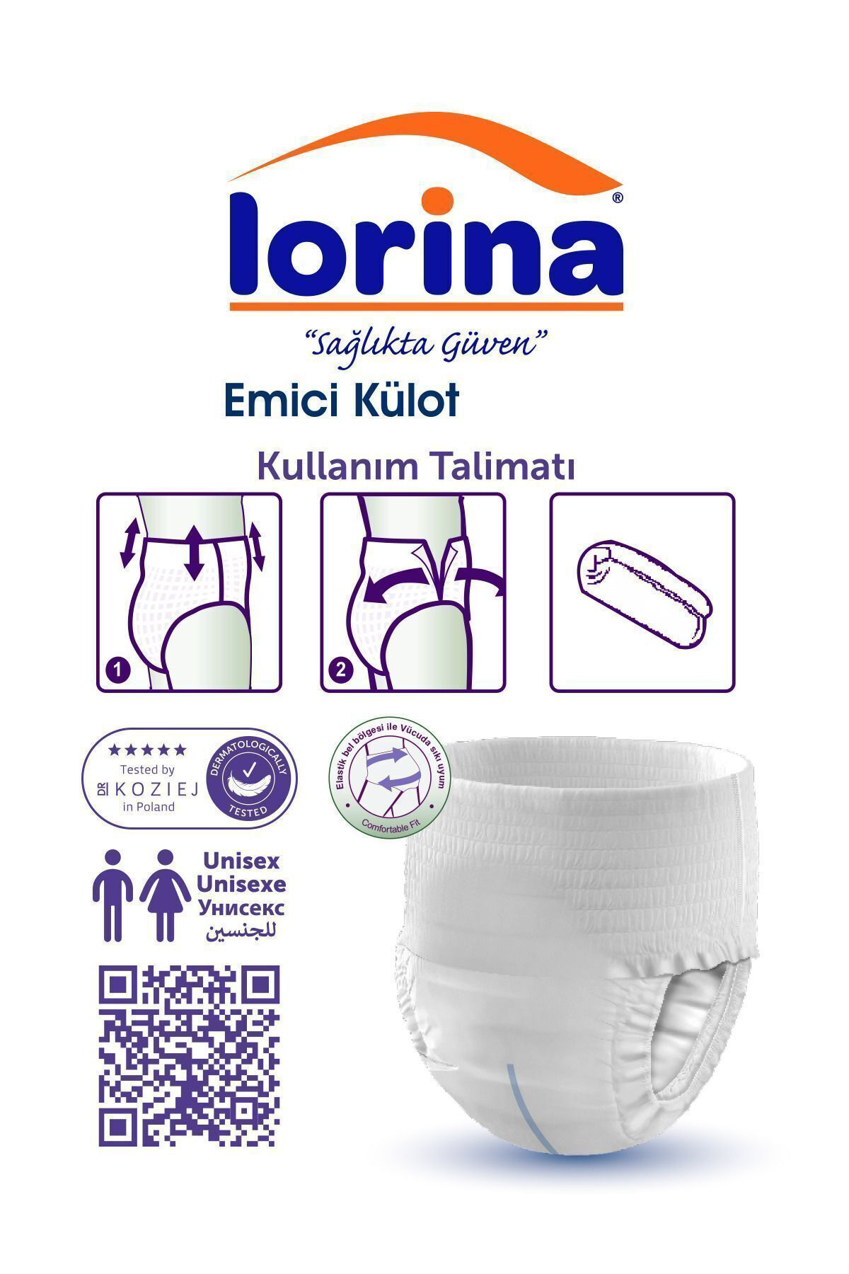 Lorina Emici Külot Hasta Bezi Large 120 Adet