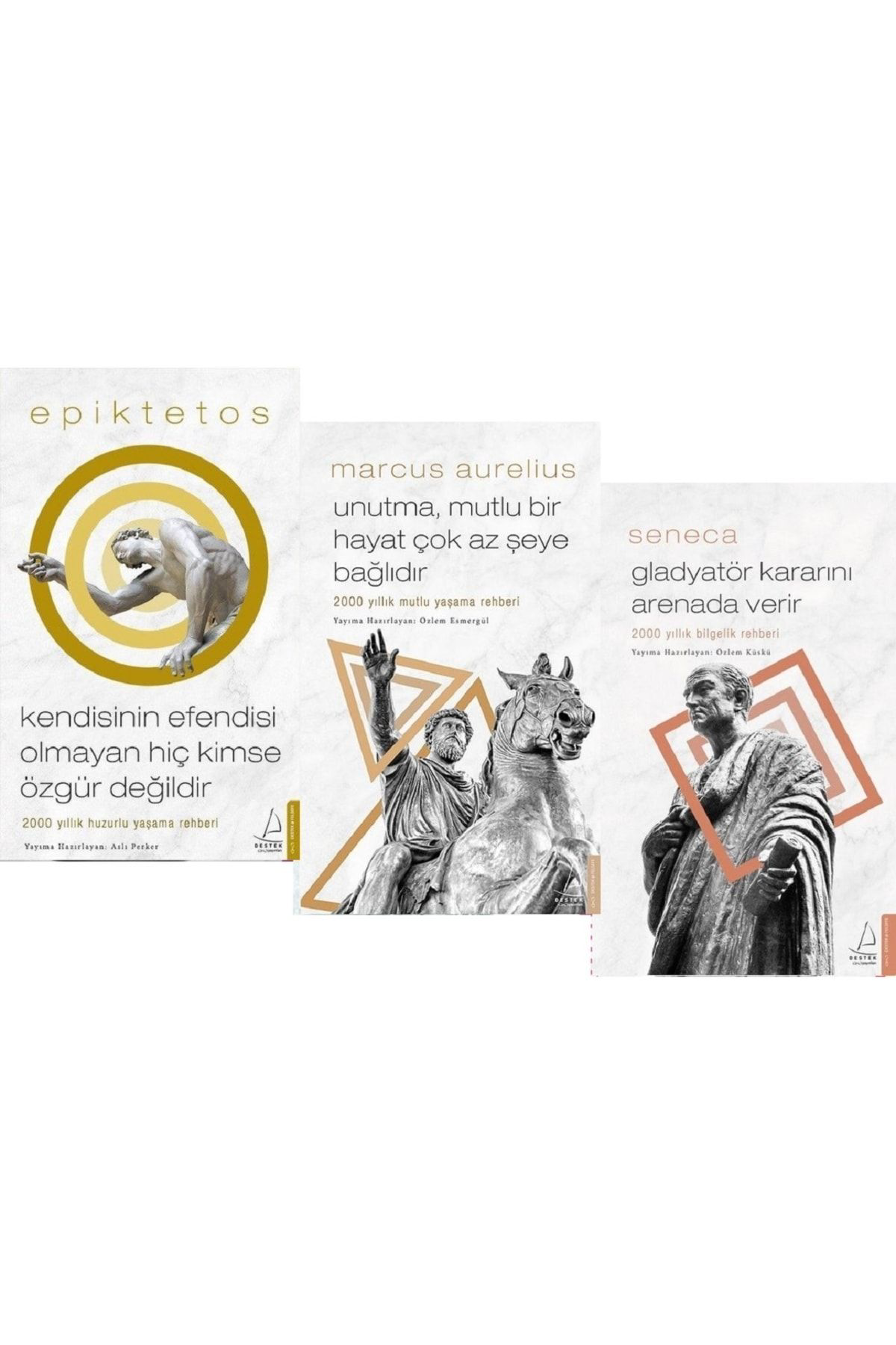 Epiktetos / Aurelius / Seneca / Felsefe Seti 3 Kitap