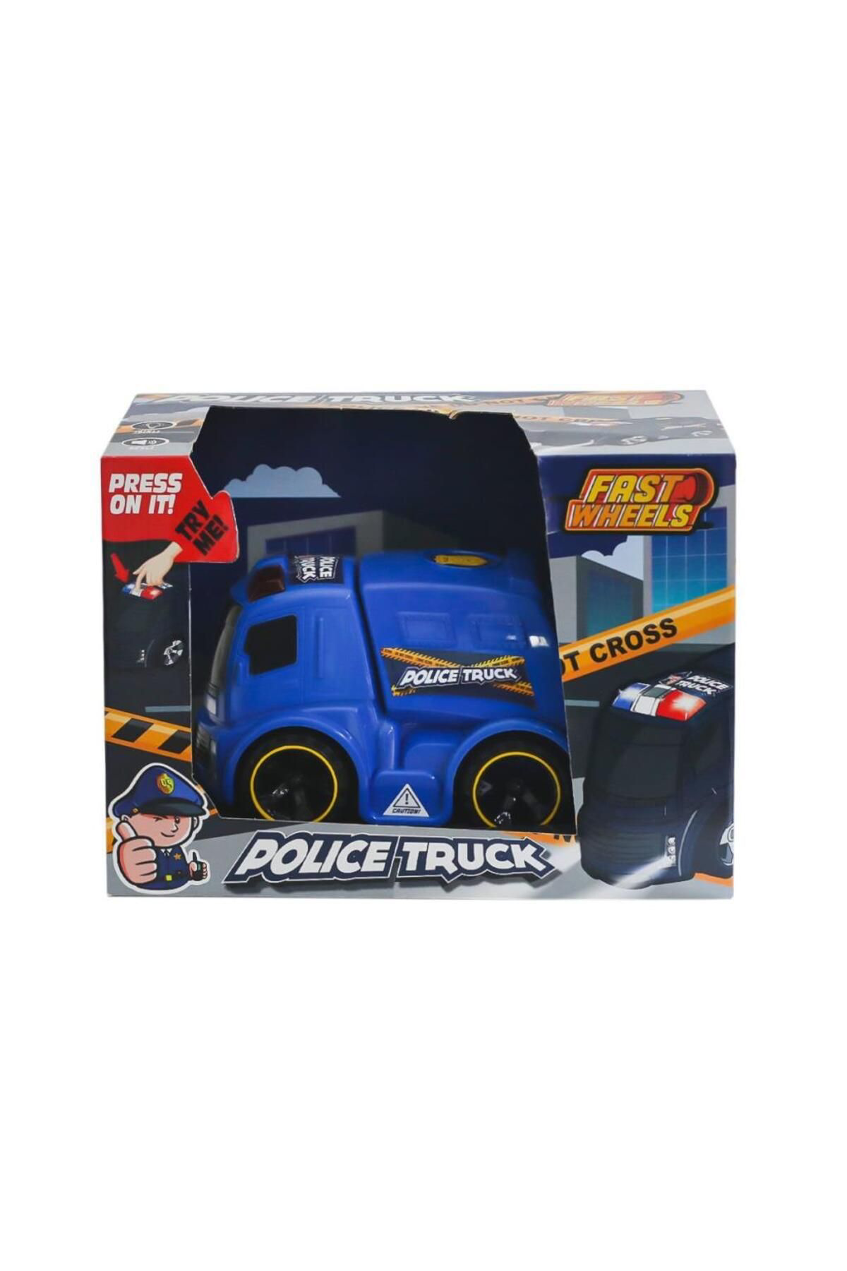 Erdem Oyuncak Er-245 Fast Wheels Polis Kamyonu