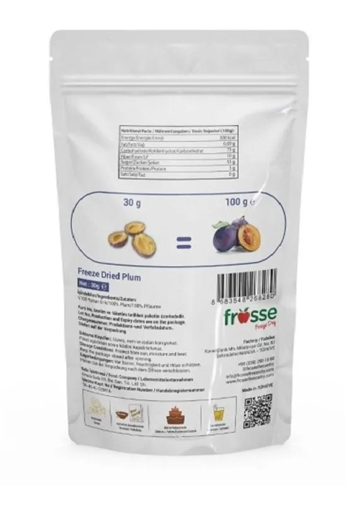 Frosse Erik Kitiri - Freeze Dried - Üretici Firmadan Dondurularak Kurutu