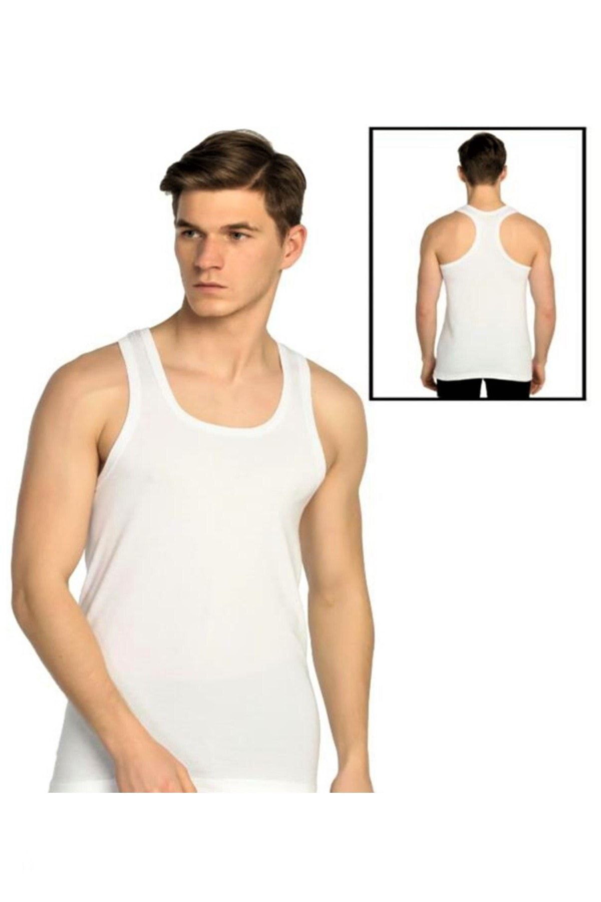 Tutku Erkek 6 Adet Sporcu Atlet 6 Adet Elastan Boxer - 12Li Paket