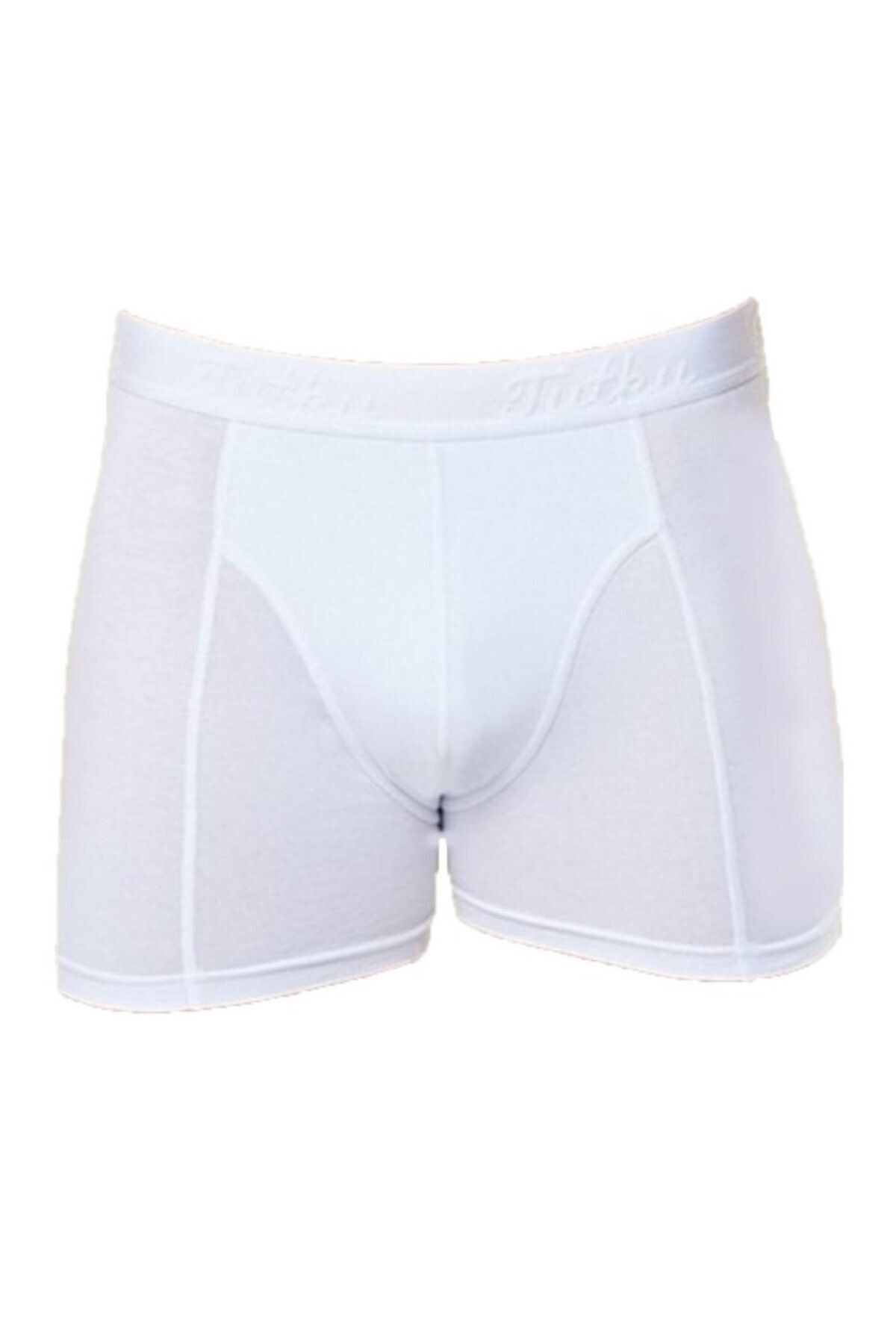 Tutku Erkek 6 Adet Sporcu Atlet 6 Adet Elastan Boxer - 12Li Paket