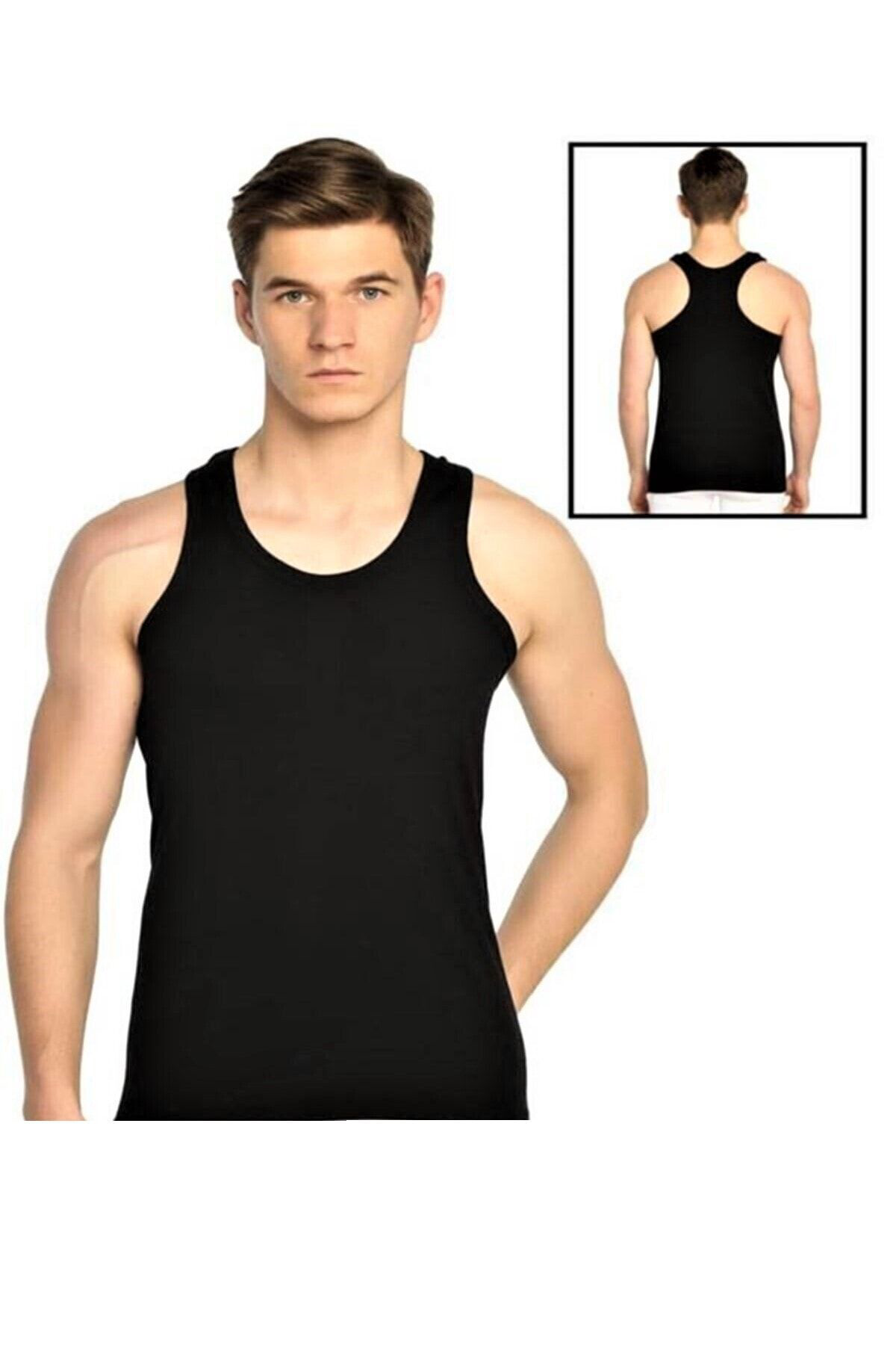 Tutku Erkek 6 Adet Sporcu Atlet 6 Adet Elastan Boxer - 12Li Paket