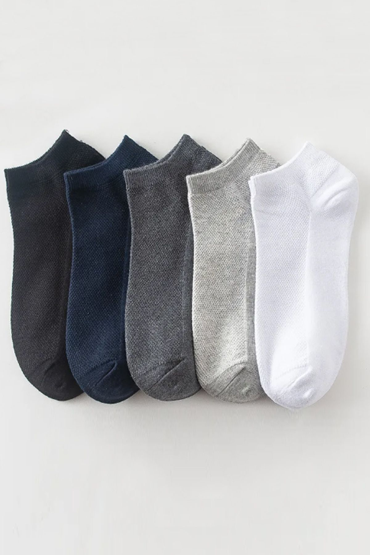 Kral Socks Erkek Çorap Pamuklu Extra Konforlu Ve Yumuşak File Vedili 5 Çift 