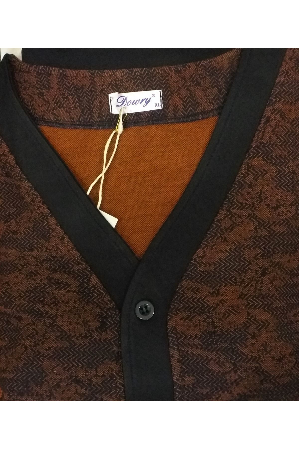 Dowry Erkek Düğmeli Pijama Takimi Uzun Kol
