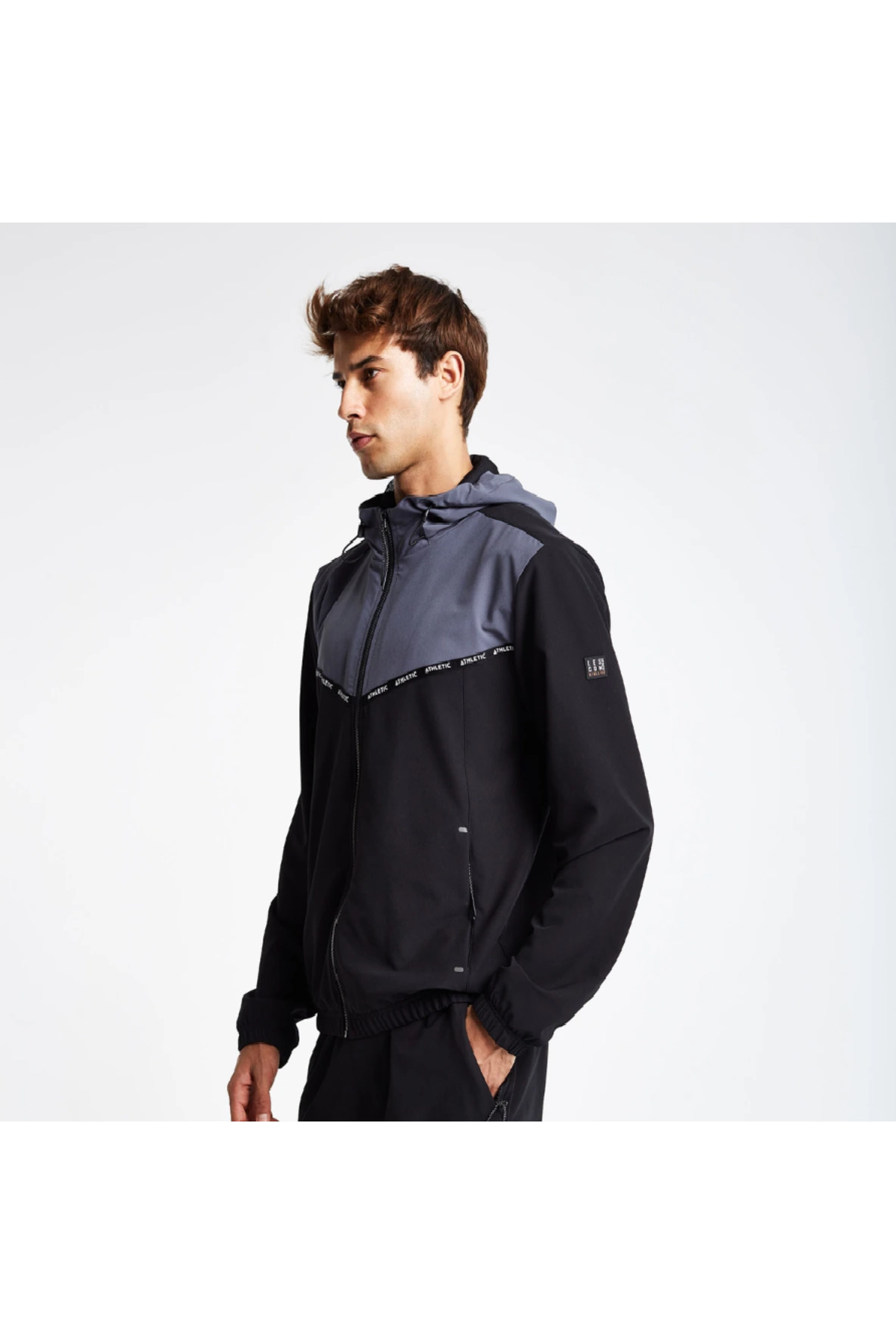 Lescon Erkek Fermuarli Kapüşonlu Sweatshirt 24N-1102 24Ntes001102