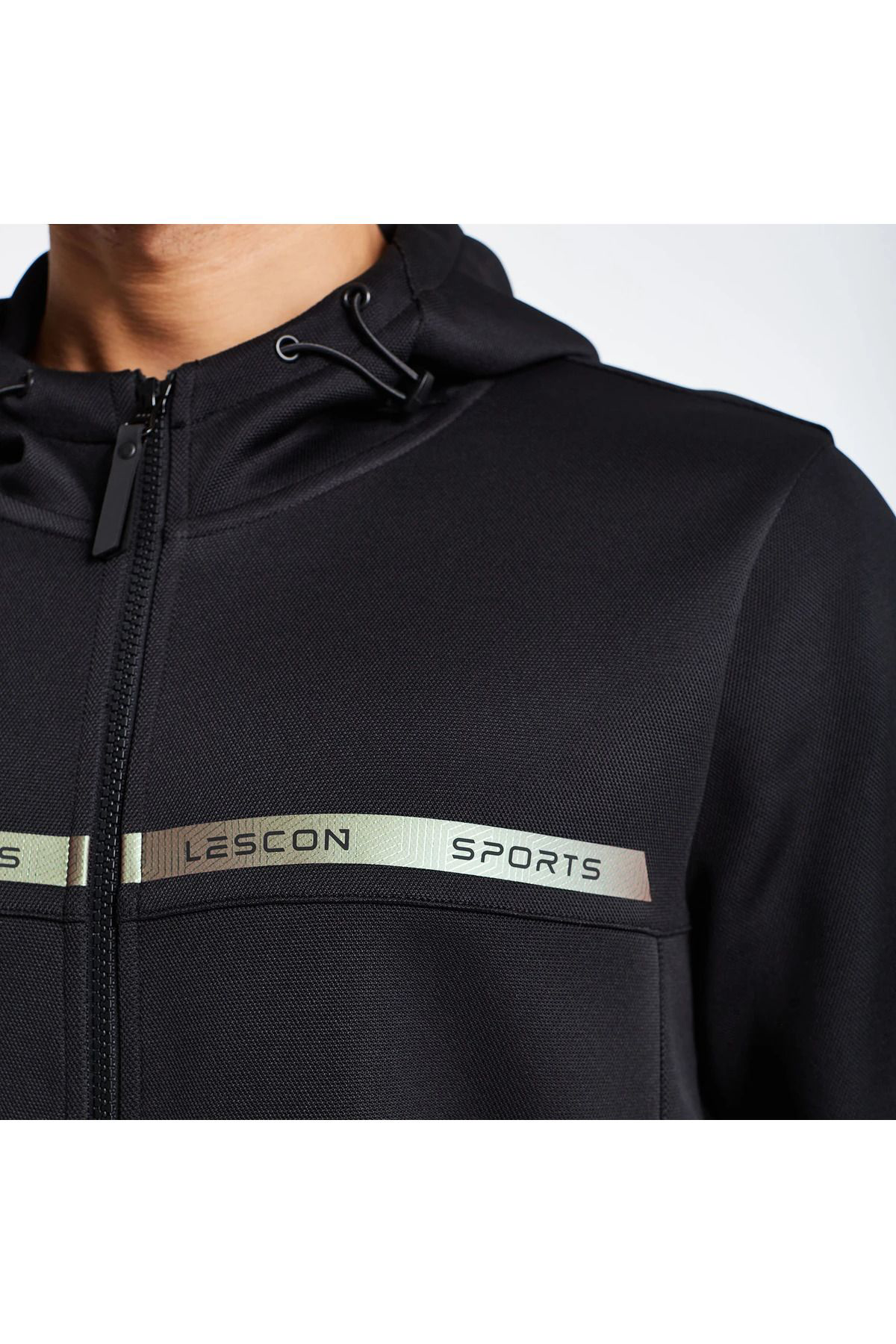 Lescon Erkek Fermuarli Kapüşonlu Sweatshirt 24N-1128 24Ntes001128