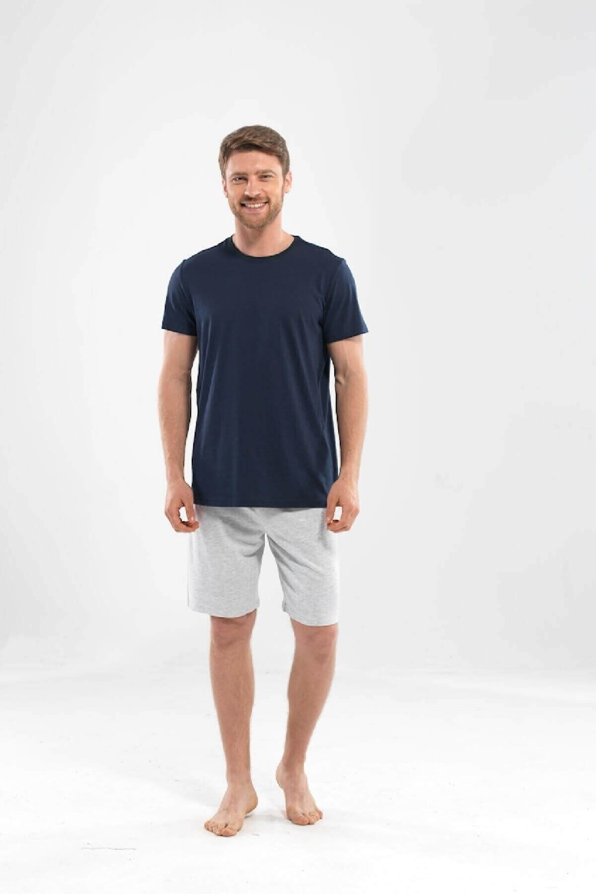 Blackspade Erkek Modal Bisiklet Yaka T-Shirt