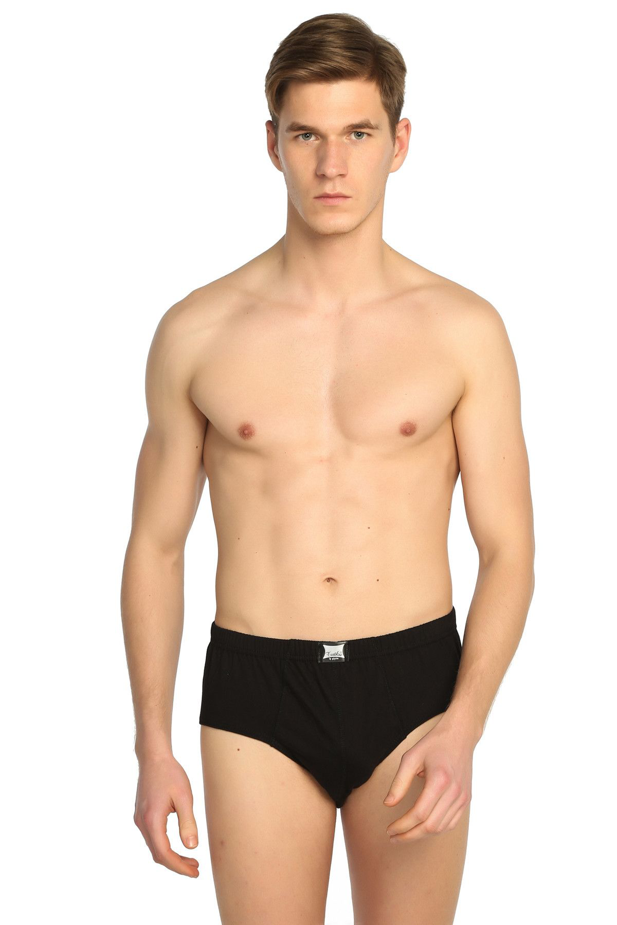 Tutku Erkek Siyah 2'Li Paket Pamuk Slip