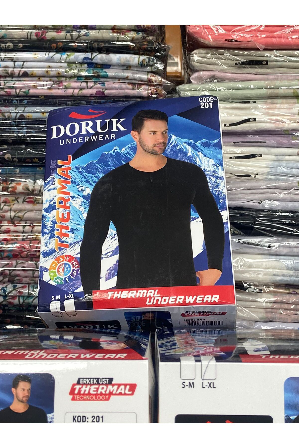 Doruk Erkek Termal Üst Tekli