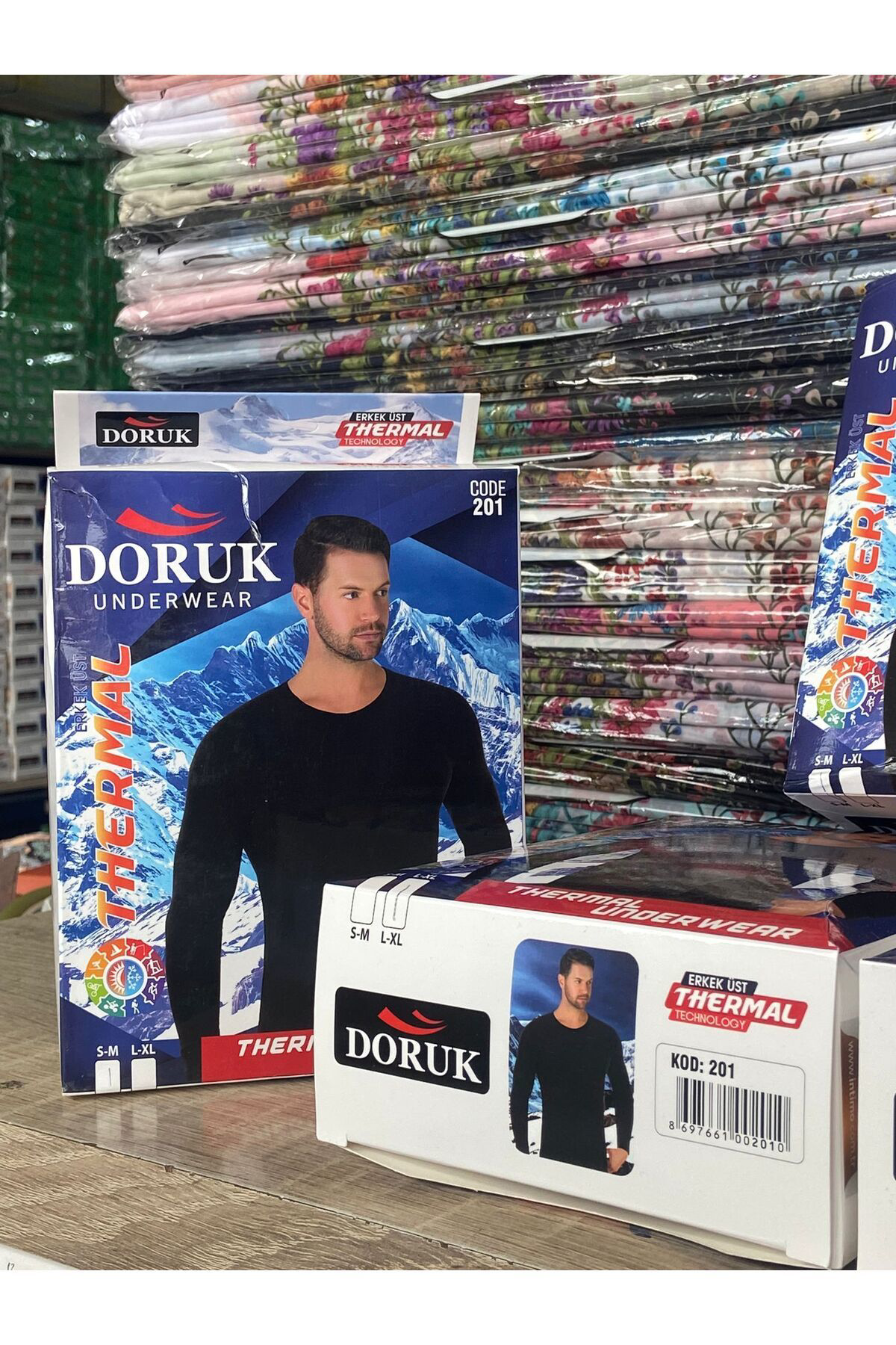 Doruk Erkek Termal Üst Tekli