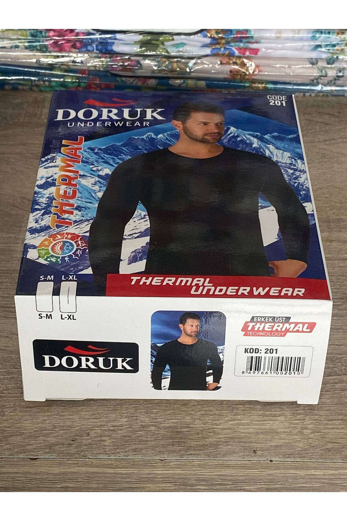 Doruk Erkek Termal Üst Tekli