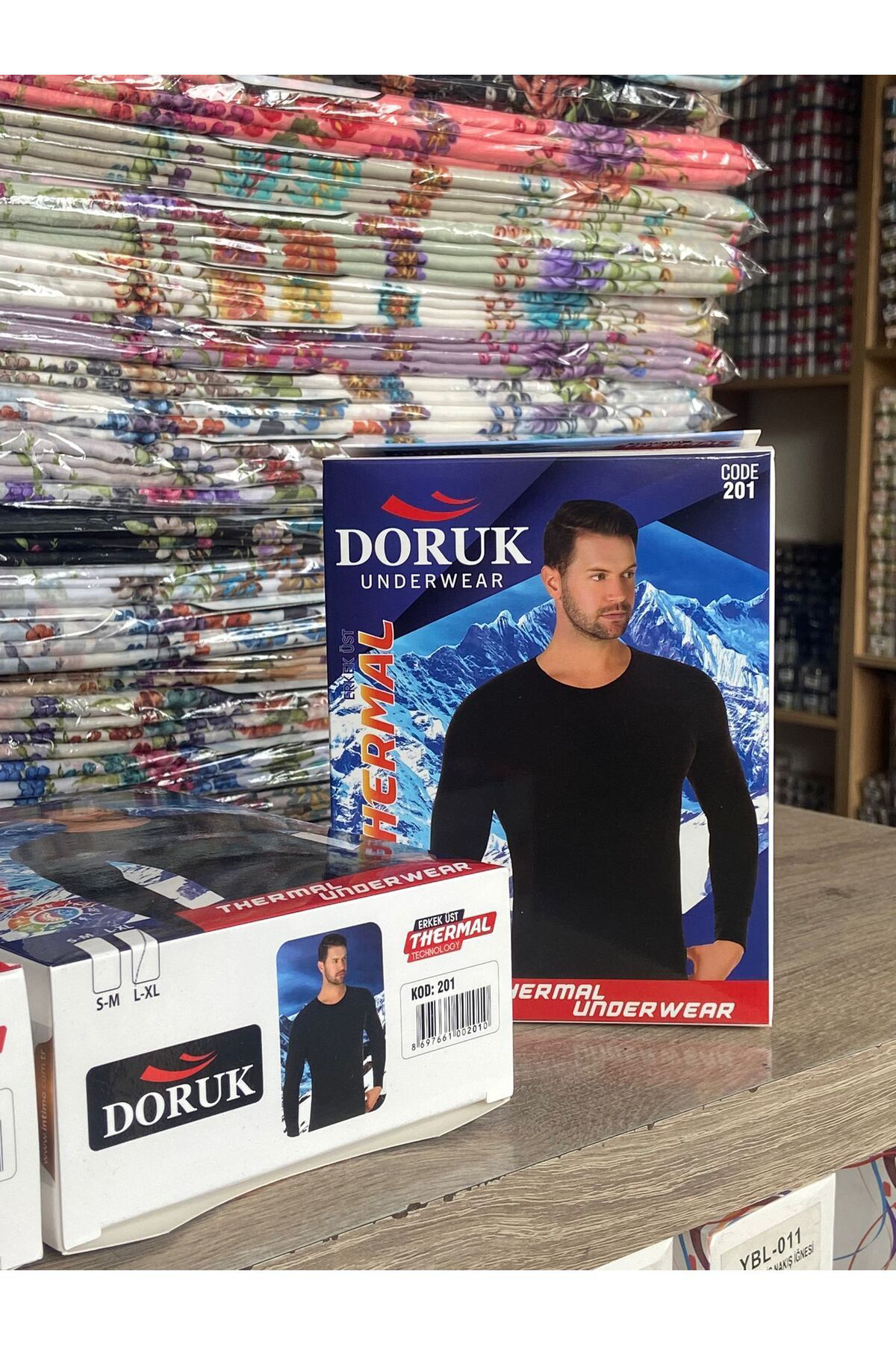 Doruk Erkek Termal Üst Tekli