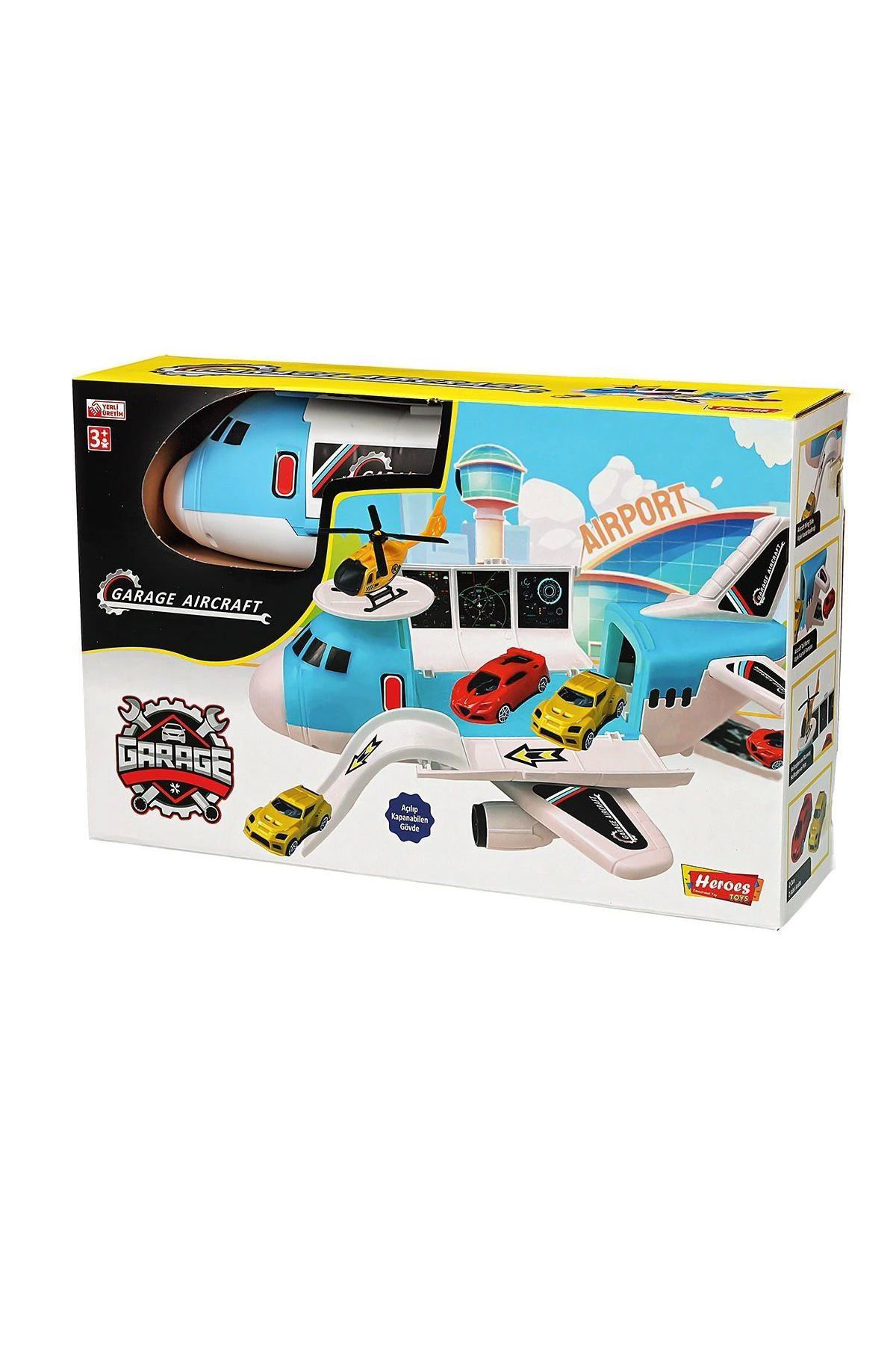 Yusuftex Ern-2012 Heroes Toys Uçak Garaj Seti
