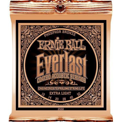 Ernie Ball  P02550 Everlast Akustik Gitar Teli (Extra Light)