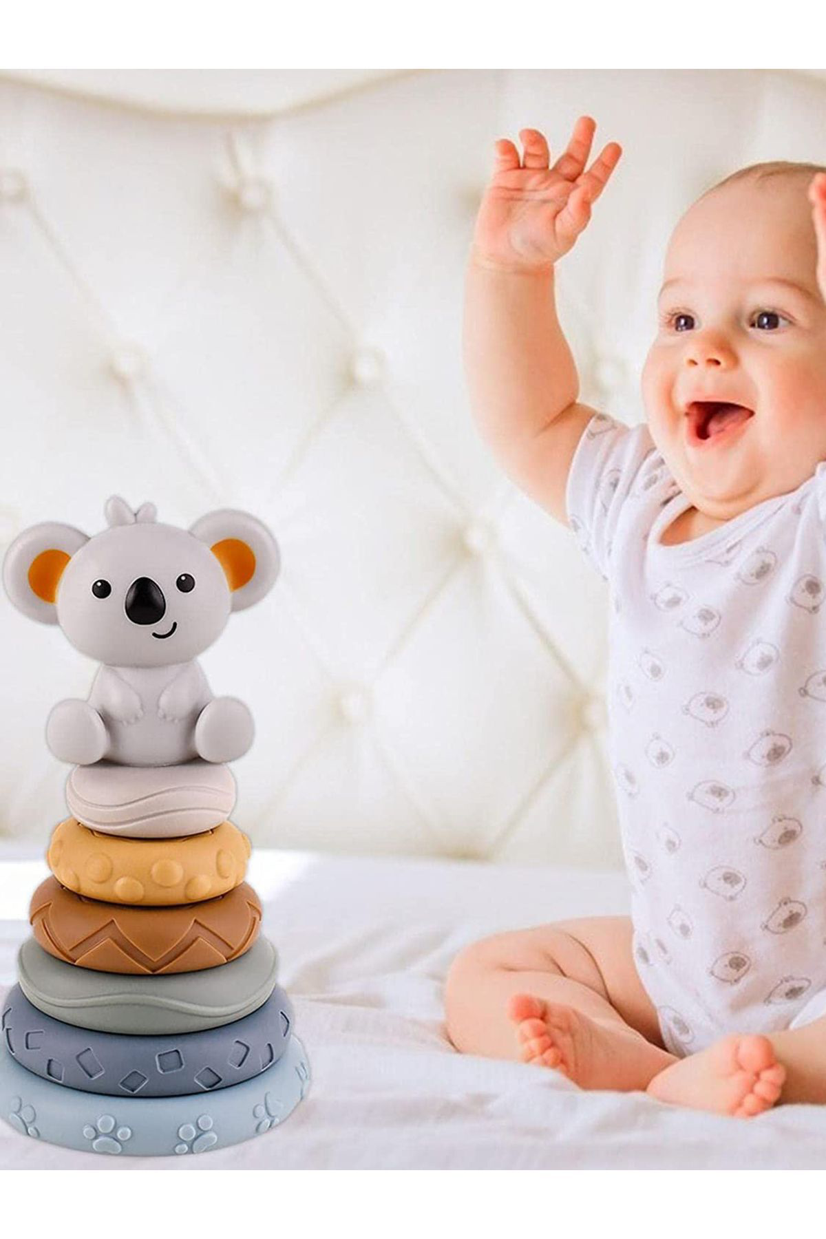 Keyfineshop Erpa Oyuncak Vinyland Soft İstifleme Halkalari Koala