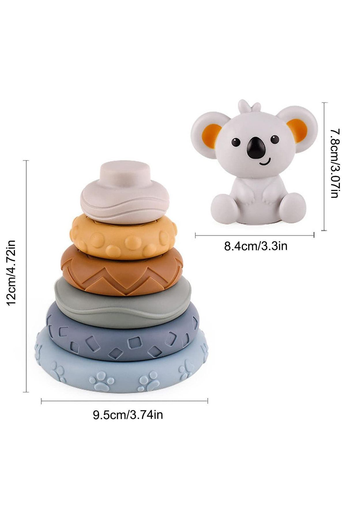 Keyfineshop Erpa Oyuncak Vinyland Soft İstifleme Halkalari Koala