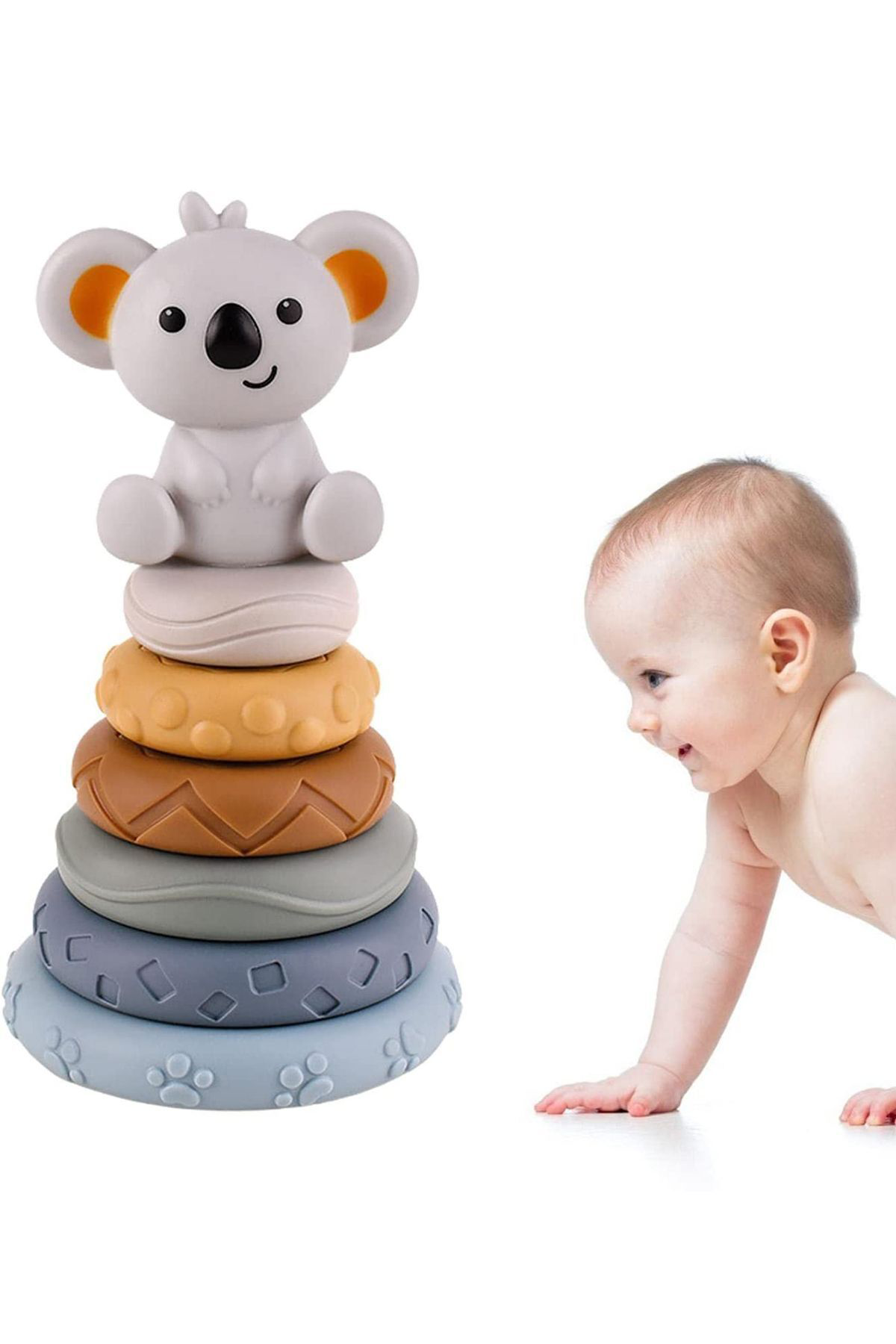 Keyfineshop Erpa Oyuncak Vinyland Soft İstifleme Halkalari Koala