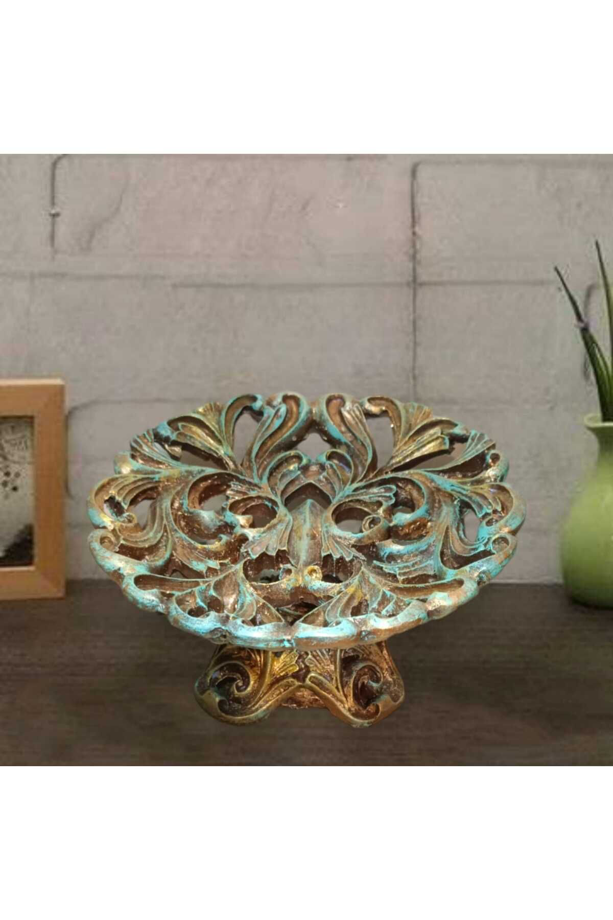 Dodemert Home Eskitme Dekoratif Polyester Kase Biblo