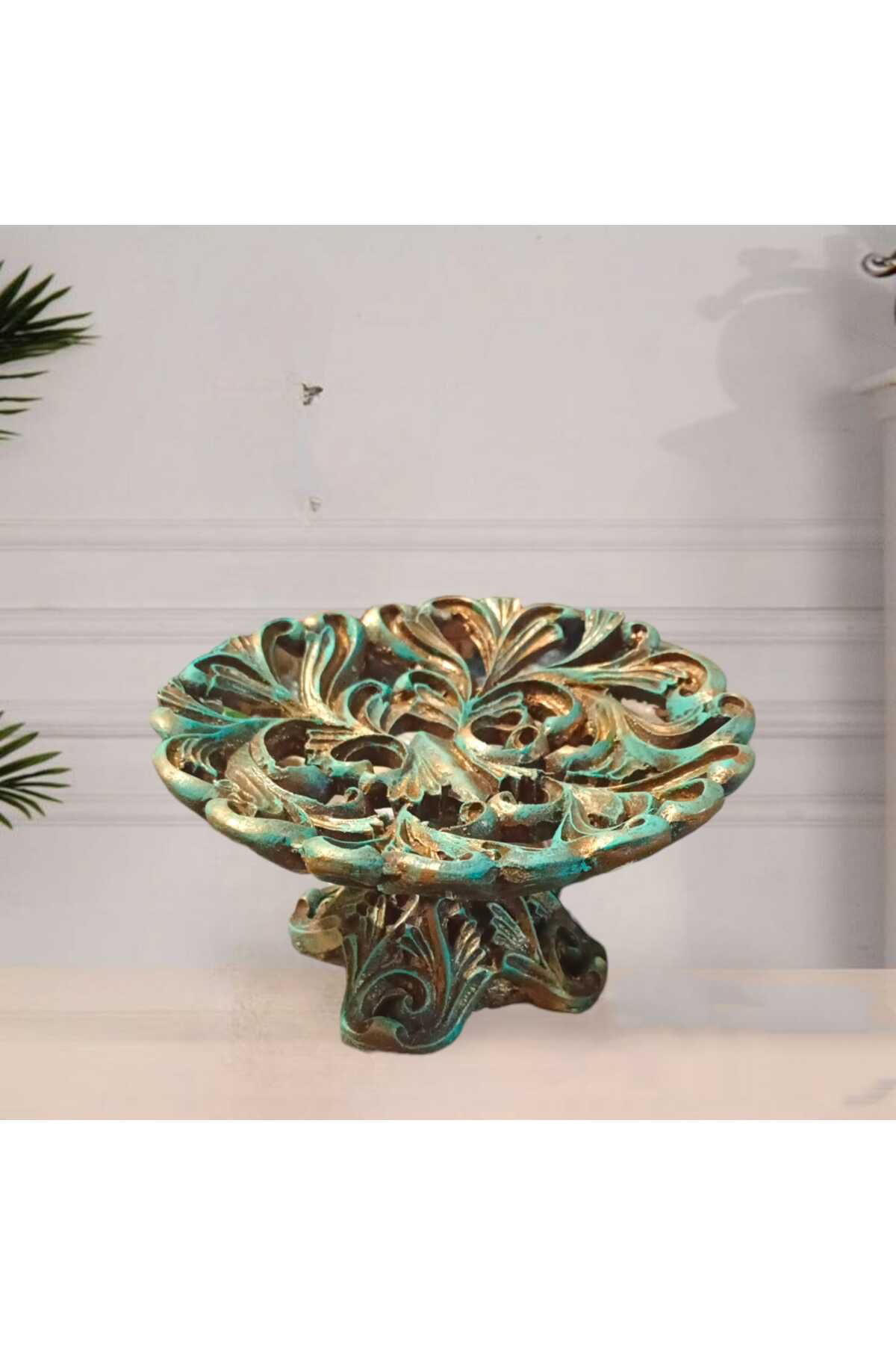 Dodemert Home Eskitme Dekoratif Polyester Kase Biblo