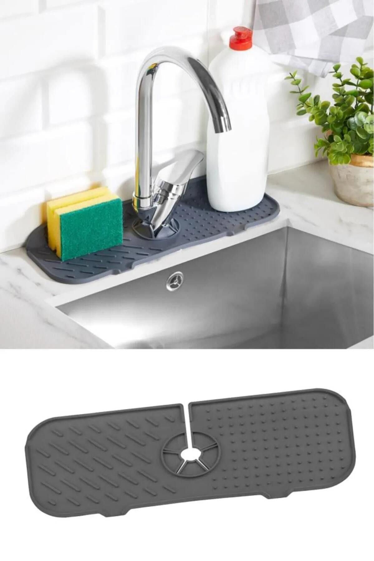 K&A Esnek Musluk Lavabo Mati - Mutfak Banyo Batarya Su Tutucu Bulaşik