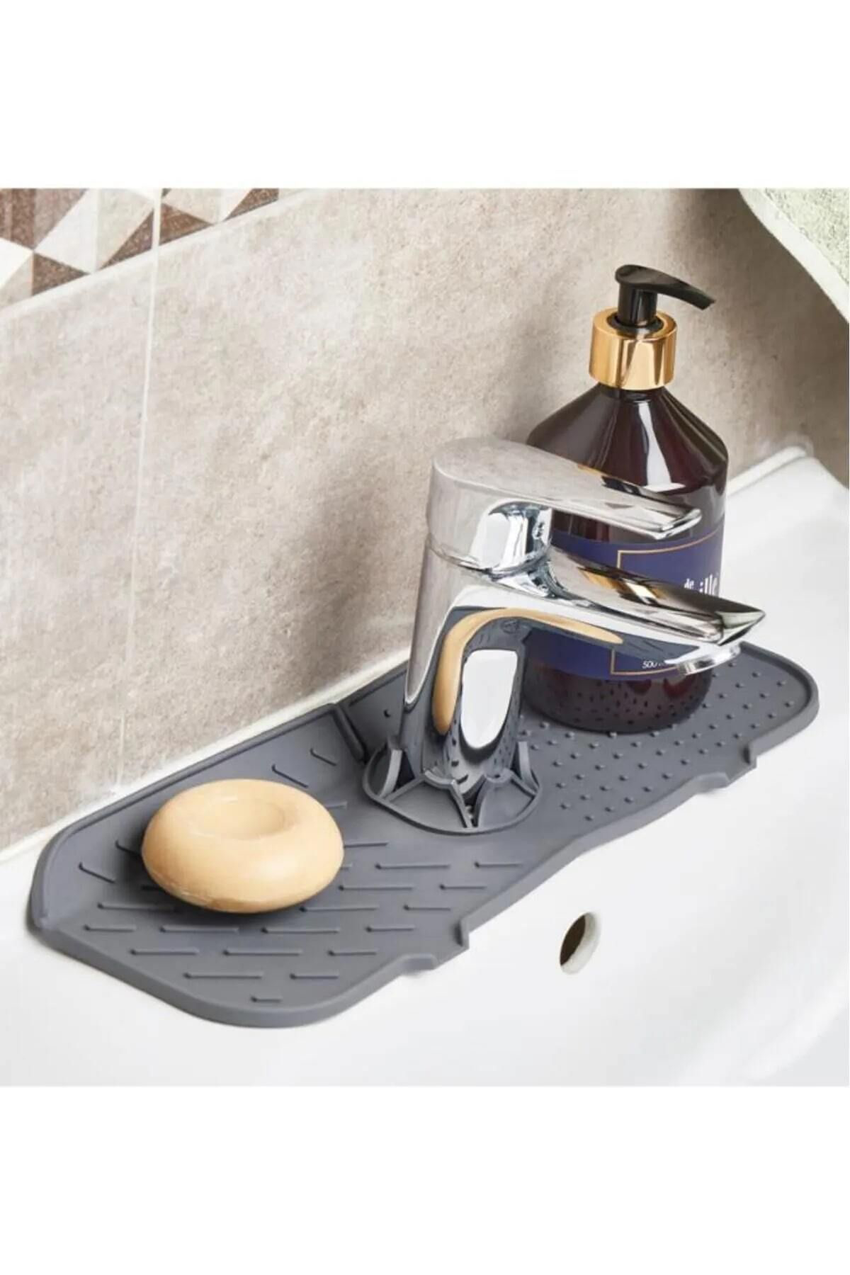 K&A Esnek Musluk Lavabo Mati - Mutfak Banyo Batarya Su Tutucu Bulaşik