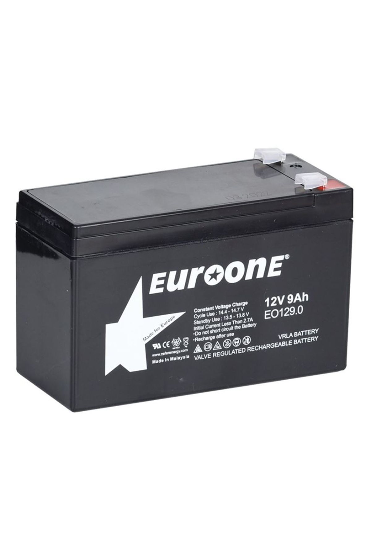 Ok Aksesuar Euroone Eo-1212 12 Volt - 12 Amper Akü (151 X 98 X 95 Mm) Go50604