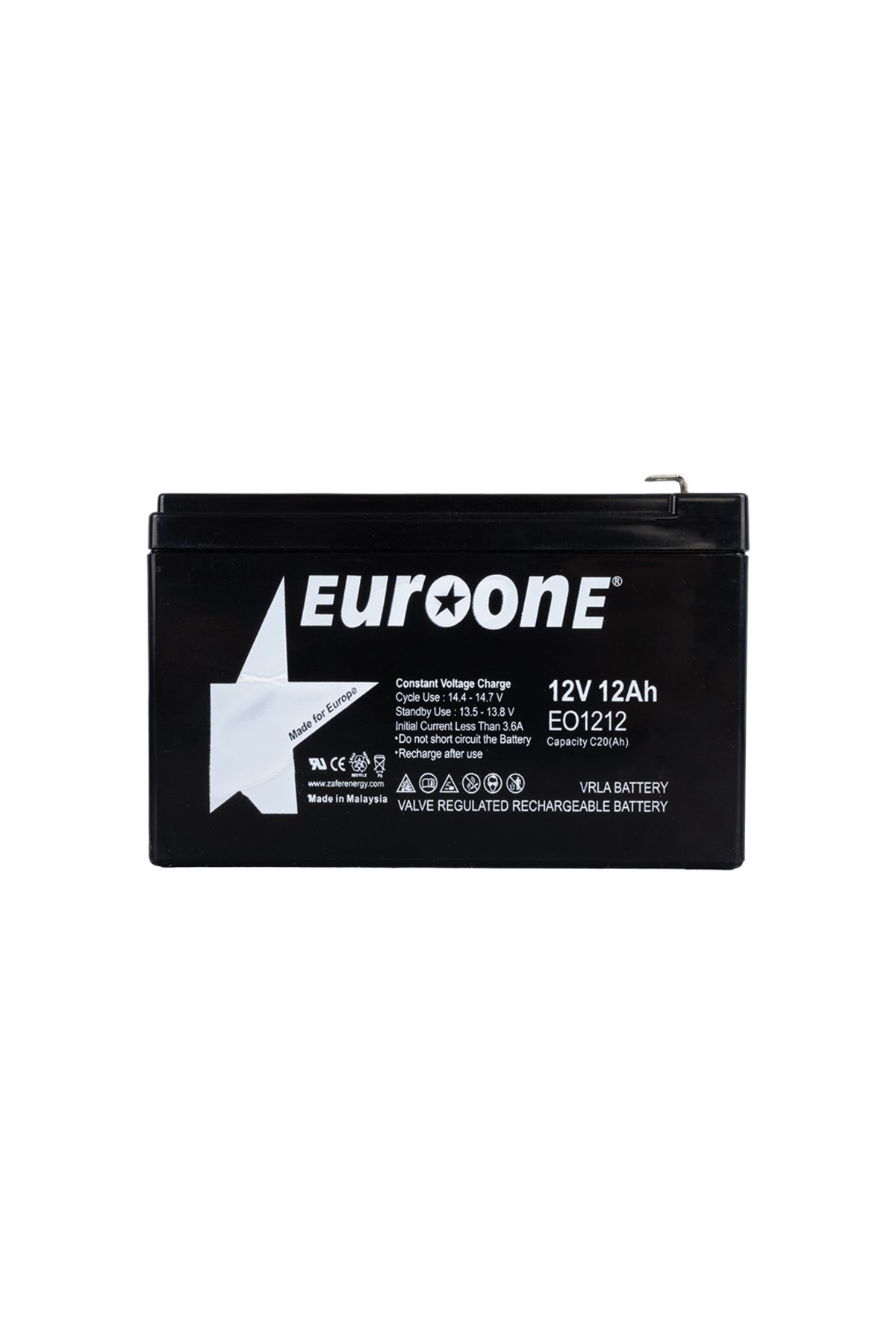 Ok Aksesuar Euroone Eo-1212 12 Volt - 12 Amper Akü (151 X 98 X 95 Mm) Go50604