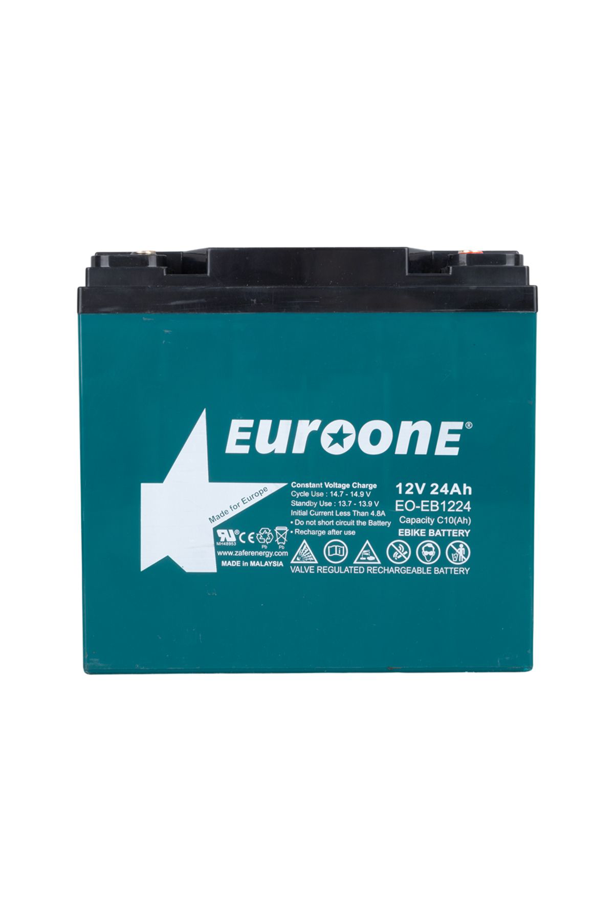Ok Aksesuar Euroone Eo-Eb1224 12V 24Ah E-Bike Elektrikli Bisiklet Aküsü (180