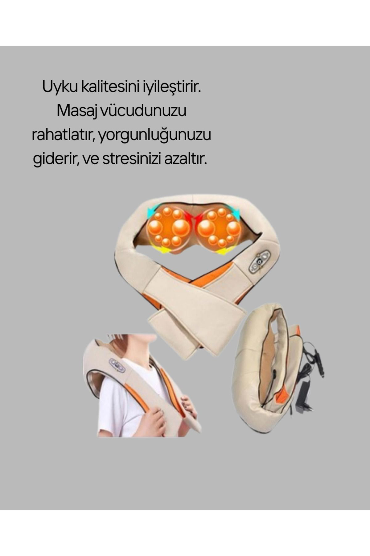 Pamiravm Ev Ve Araç İ̇çi Uyumlu Masaj Ci̇hazi