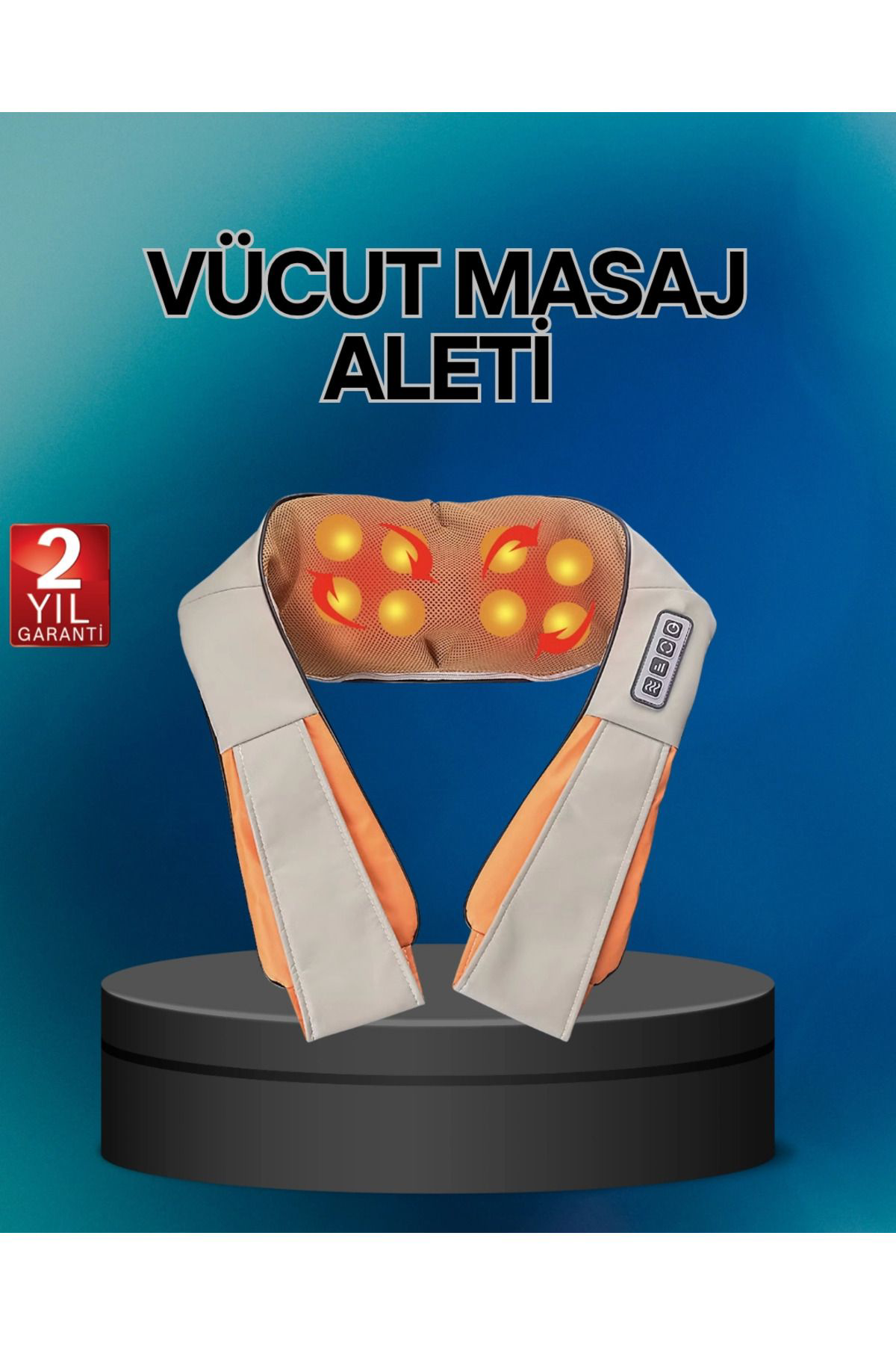 Pamiravm Ev Ve Araç İ̇çi Uyumlu Masaj Ci̇hazi