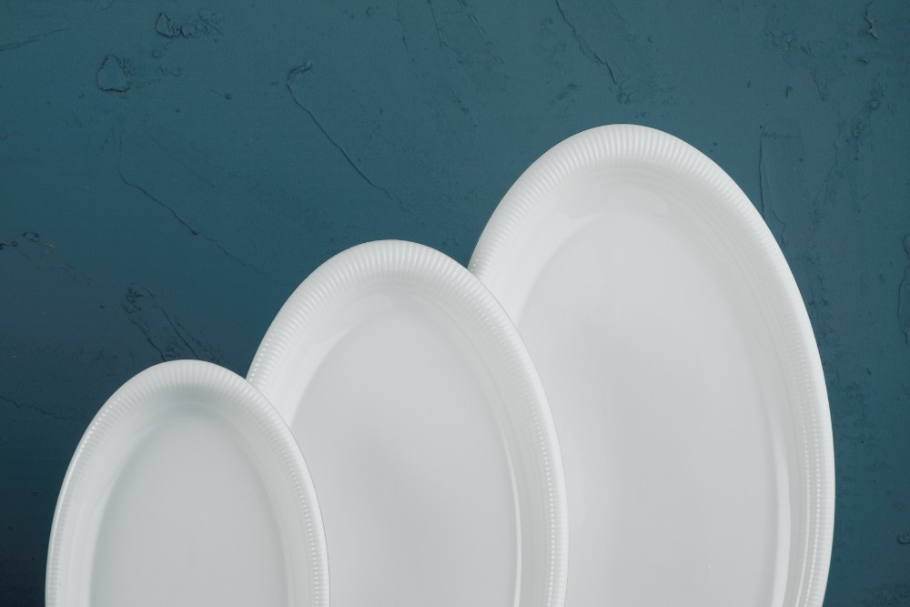 Evaliza  Stripe Platin 30 Parça 6 Kişilik Porselen Yemek Takimi
