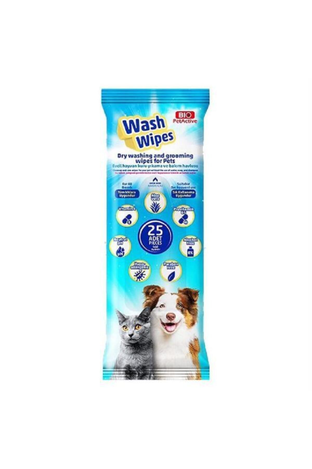 Bio Petactive Evcil Hayvan Kuru Yikama Ve Bakim Havlusu