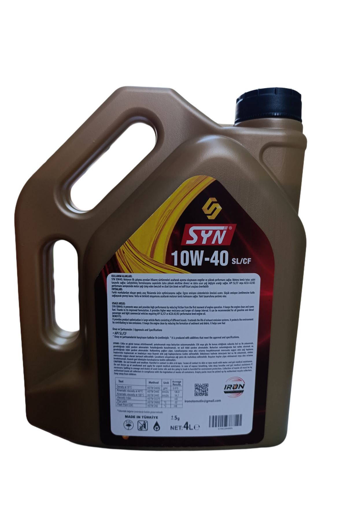 Syn Extreme Engine Power 10W40 4Lt 2024 Uretim