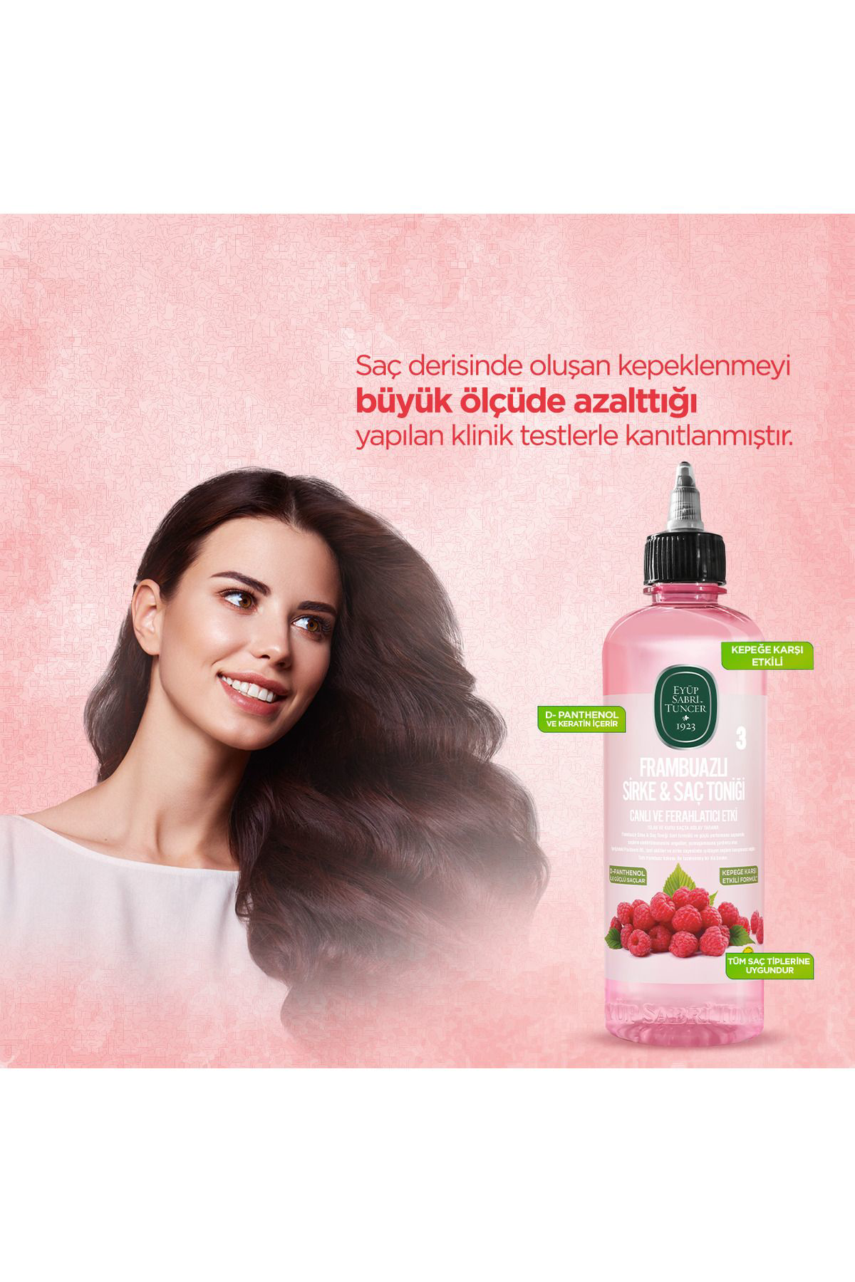 Eyüp Sabri Tuncer  Frambuazli Sirke & Saç Toniği 500 Ml